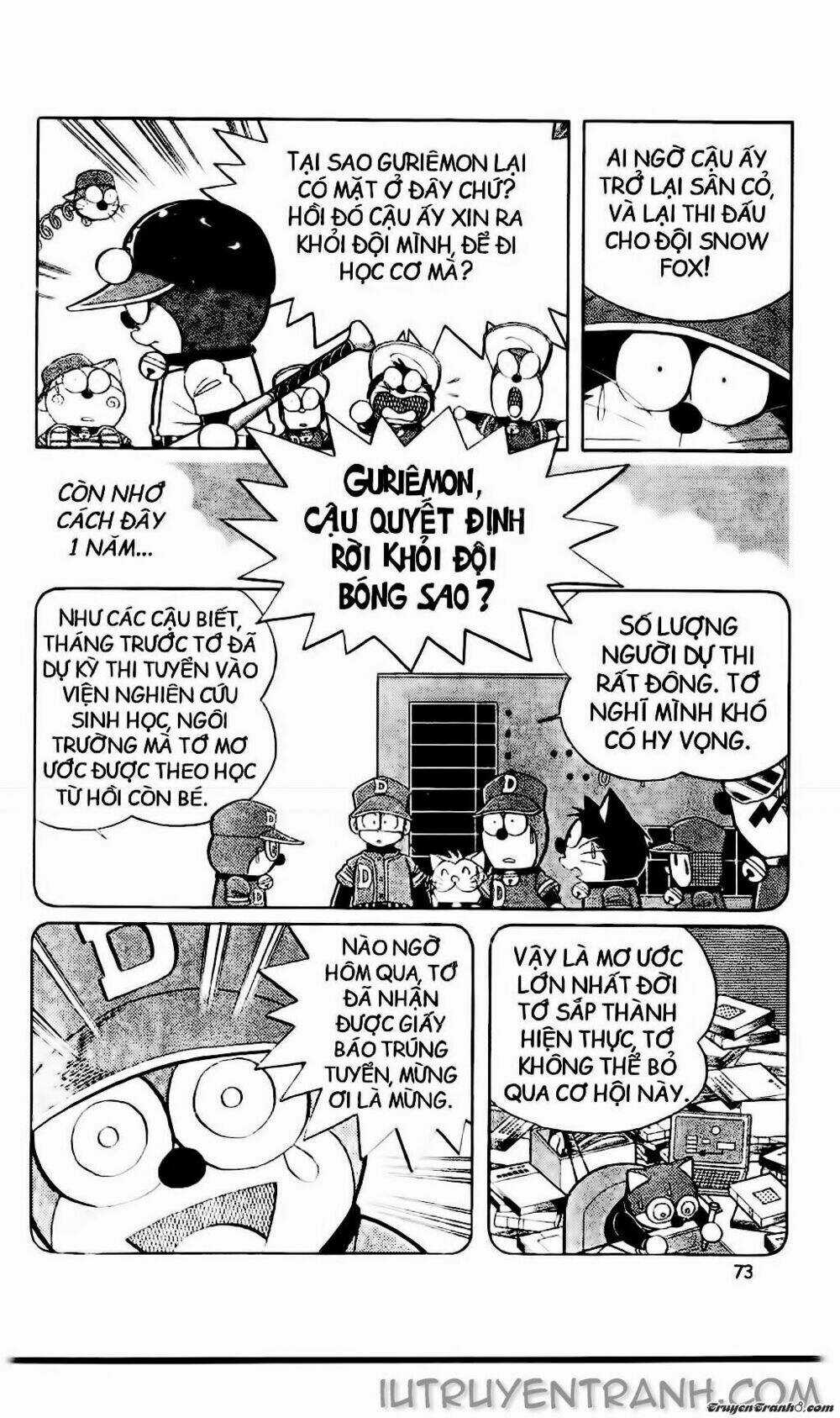 Doraemon Bóng Chày Chapter 36 trang 6