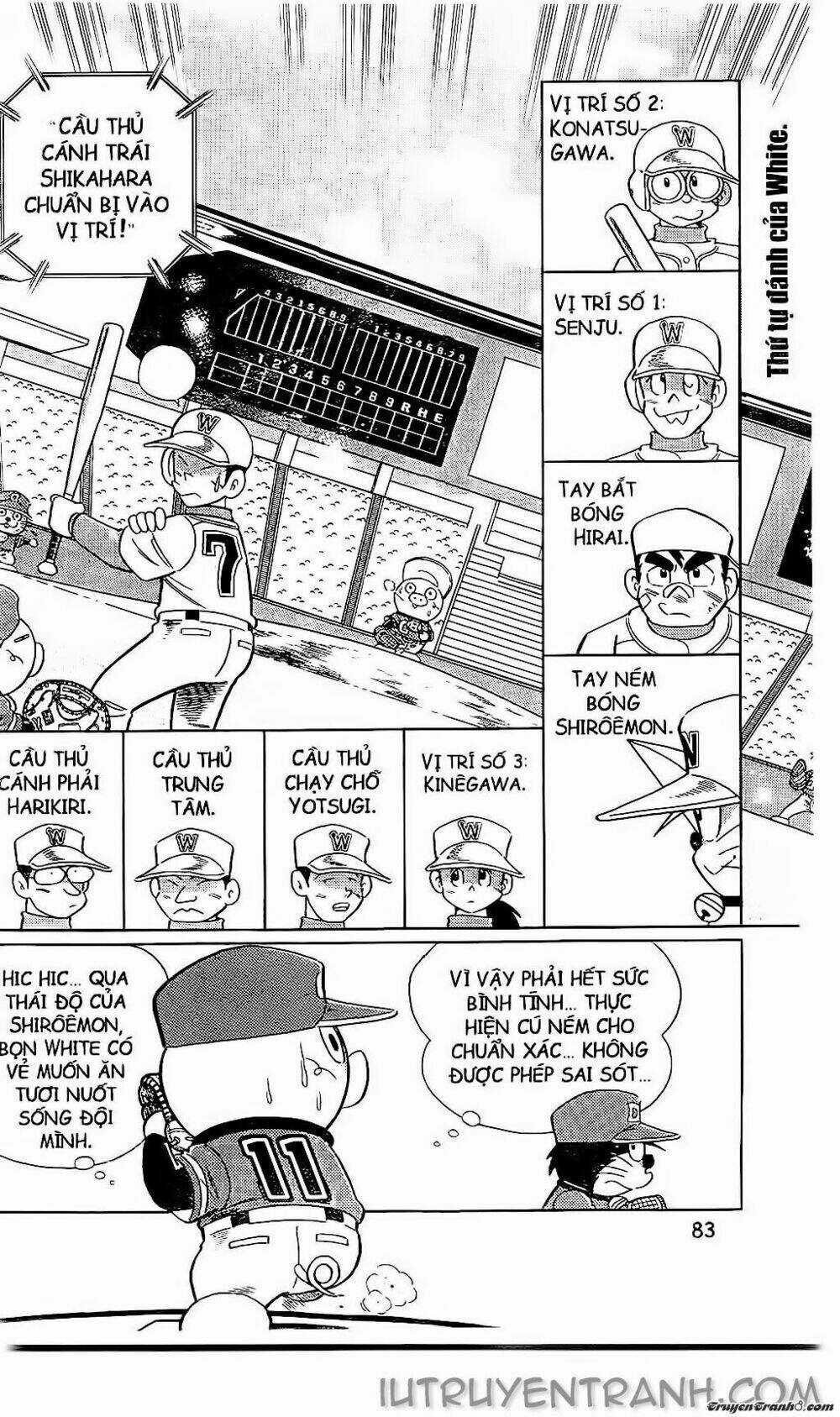 Doraemon Bóng Chày Chapter 54 trang 22