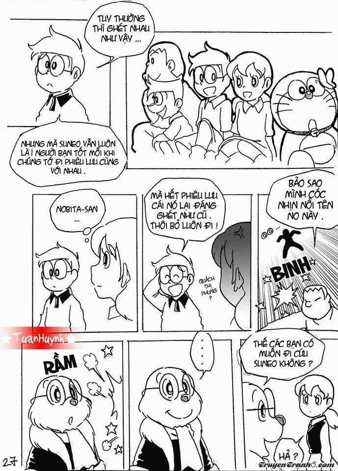 Doraemon Fan-made : Nobita và cuộc phiêu lưu đến hòn đảo bị mất Chapter 1 trang 28