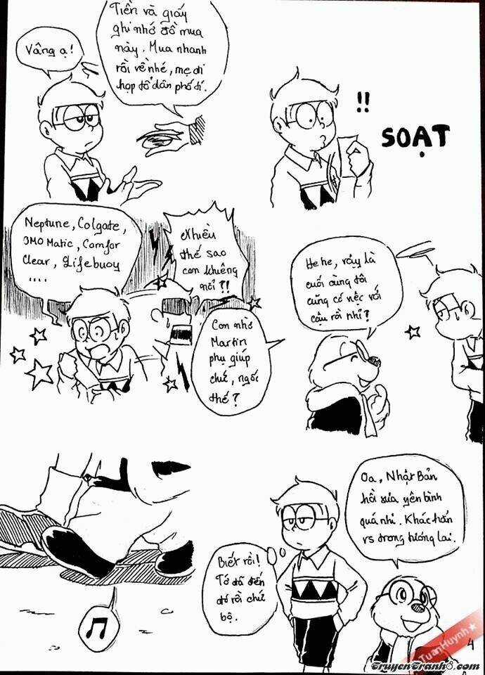 Doraemon Fan-made : Nobita và cuộc phiêu lưu đến hòn đảo bị mất Chapter 1 trang 5