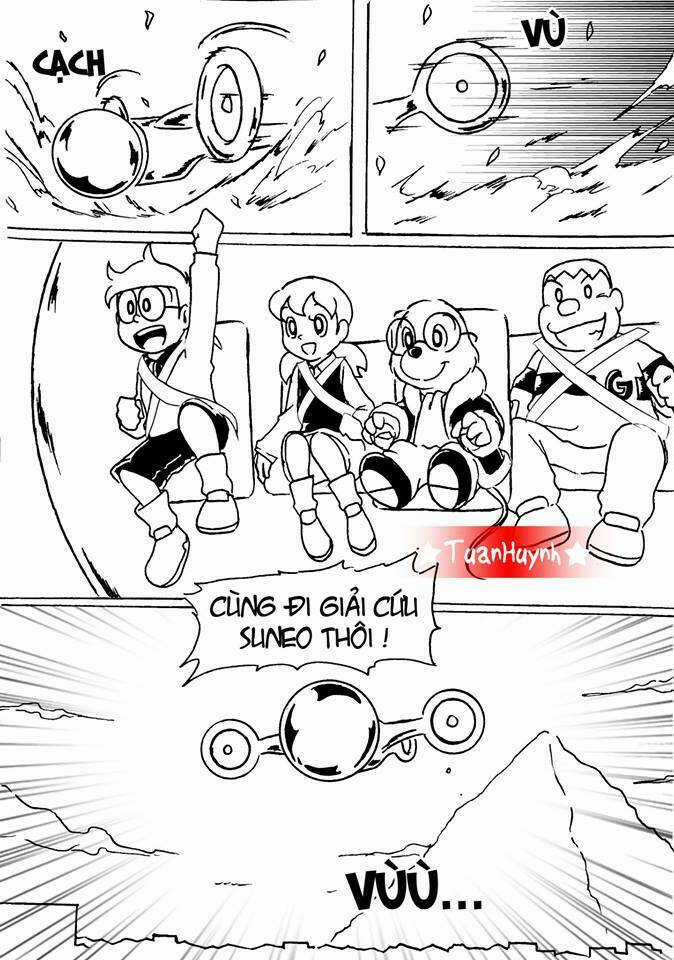 Doraemon Fan-made : Nobita và cuộc phiêu lưu đến hòn đảo bị mất Chapter 4 trang 4