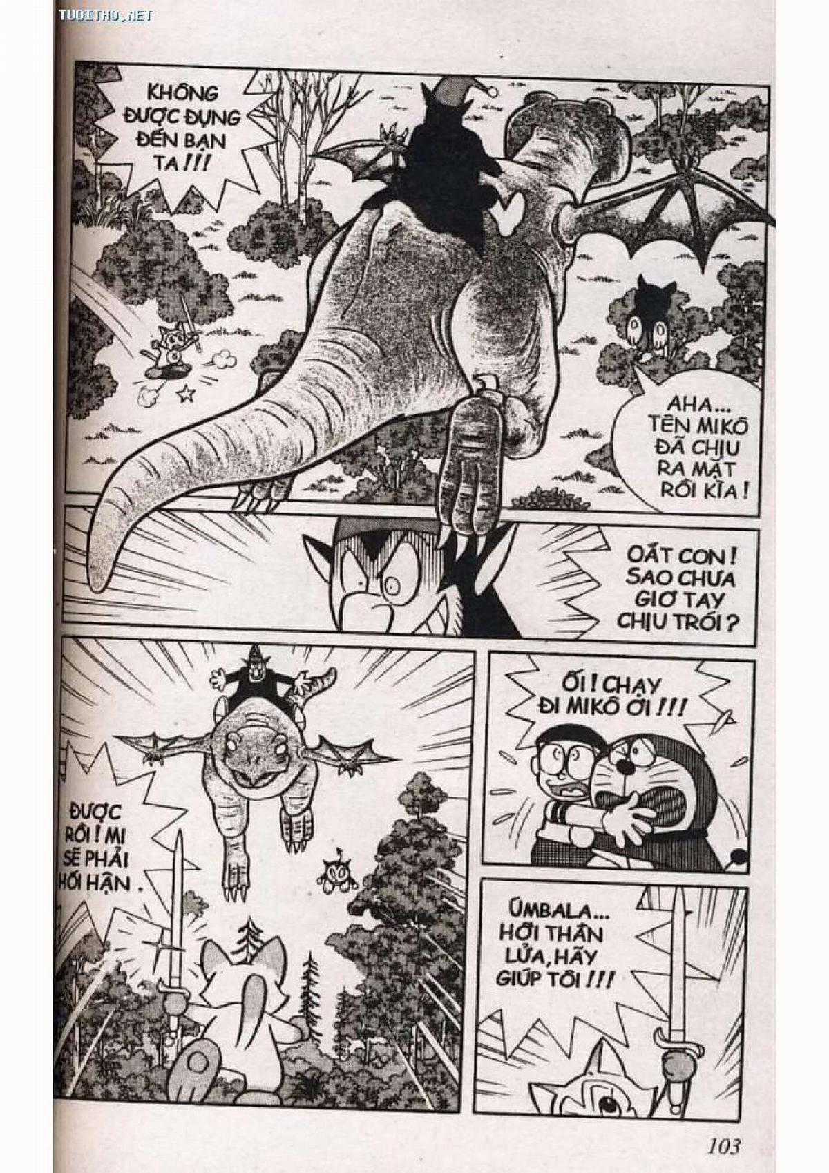 Doraemon Truyện Dài Tập 5: Nobita Lạc Vào Xứ Quỷ Chapter 5 trang 103