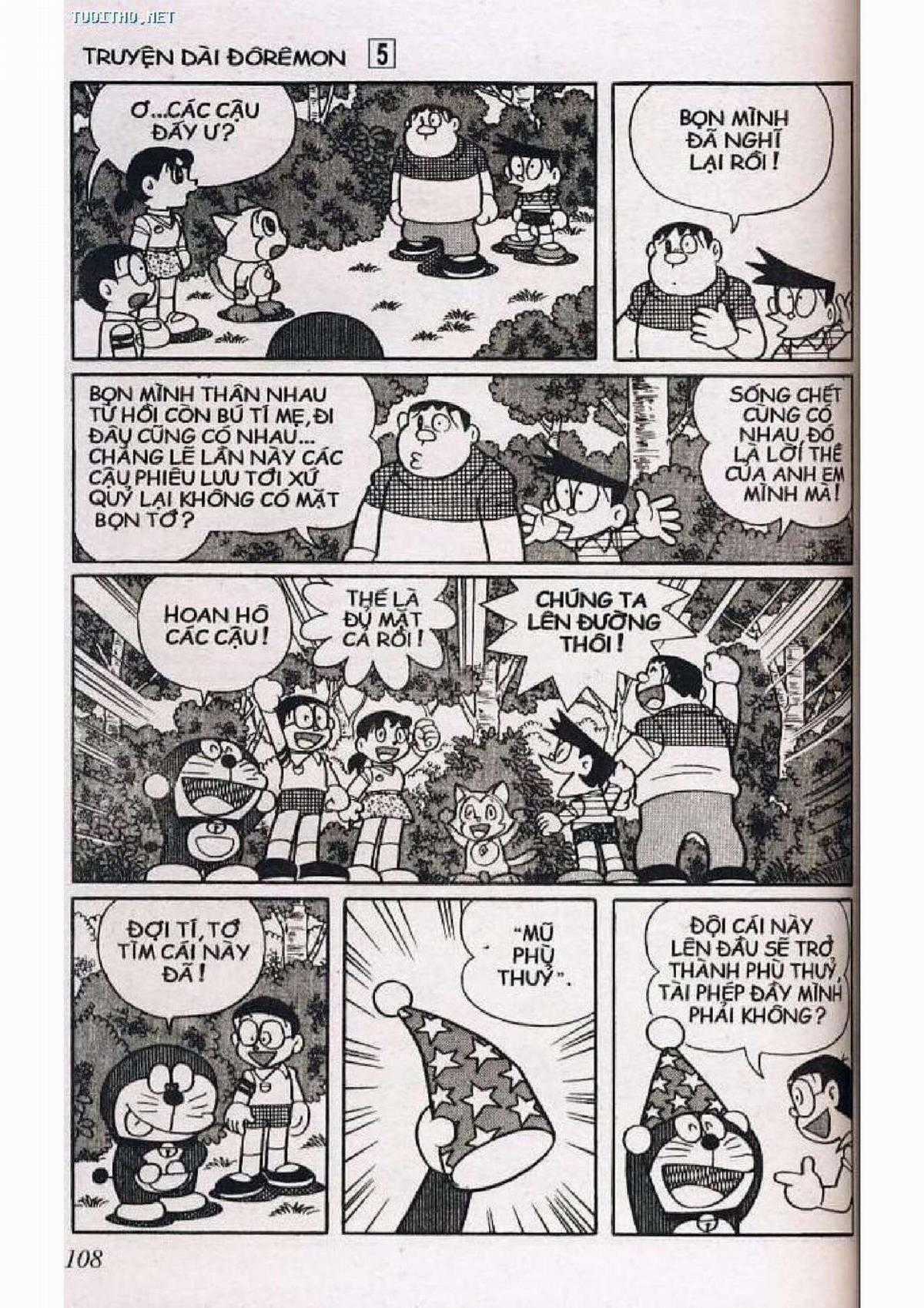 Doraemon Truyện Dài Tập 5: Nobita Lạc Vào Xứ Quỷ Chapter 5 trang 108