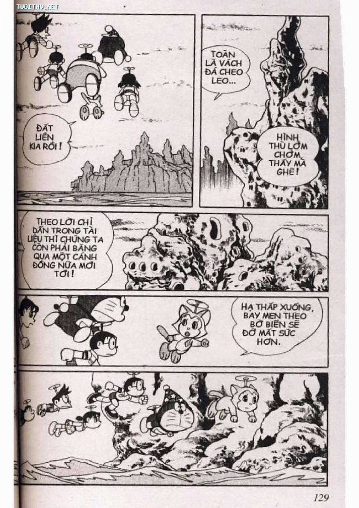 Doraemon Truyện Dài Tập 5: Nobita Lạc Vào Xứ Quỷ Chapter 5 trang 129