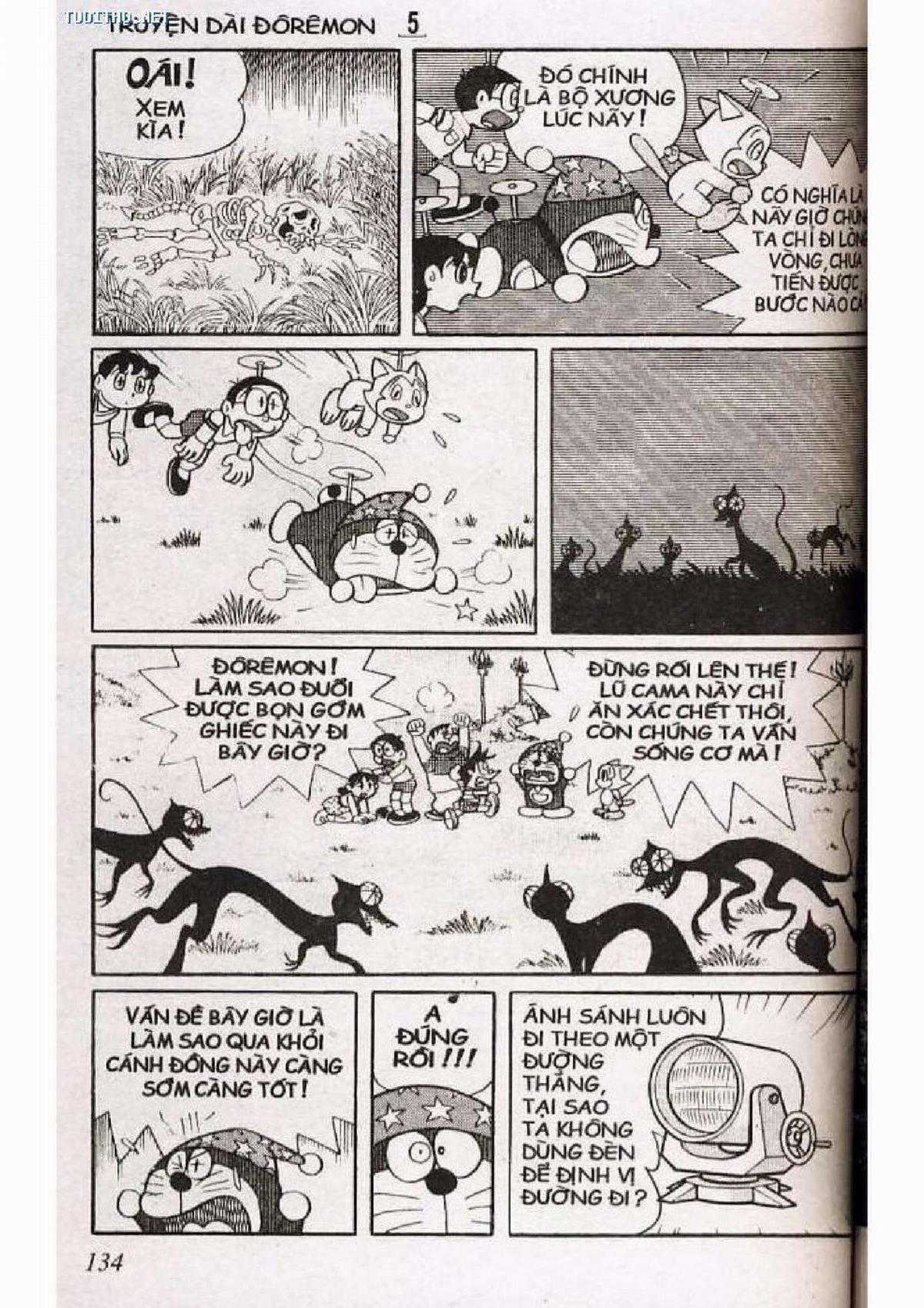 Doraemon Truyện Dài Tập 5: Nobita Lạc Vào Xứ Quỷ Chapter 5 trang 134