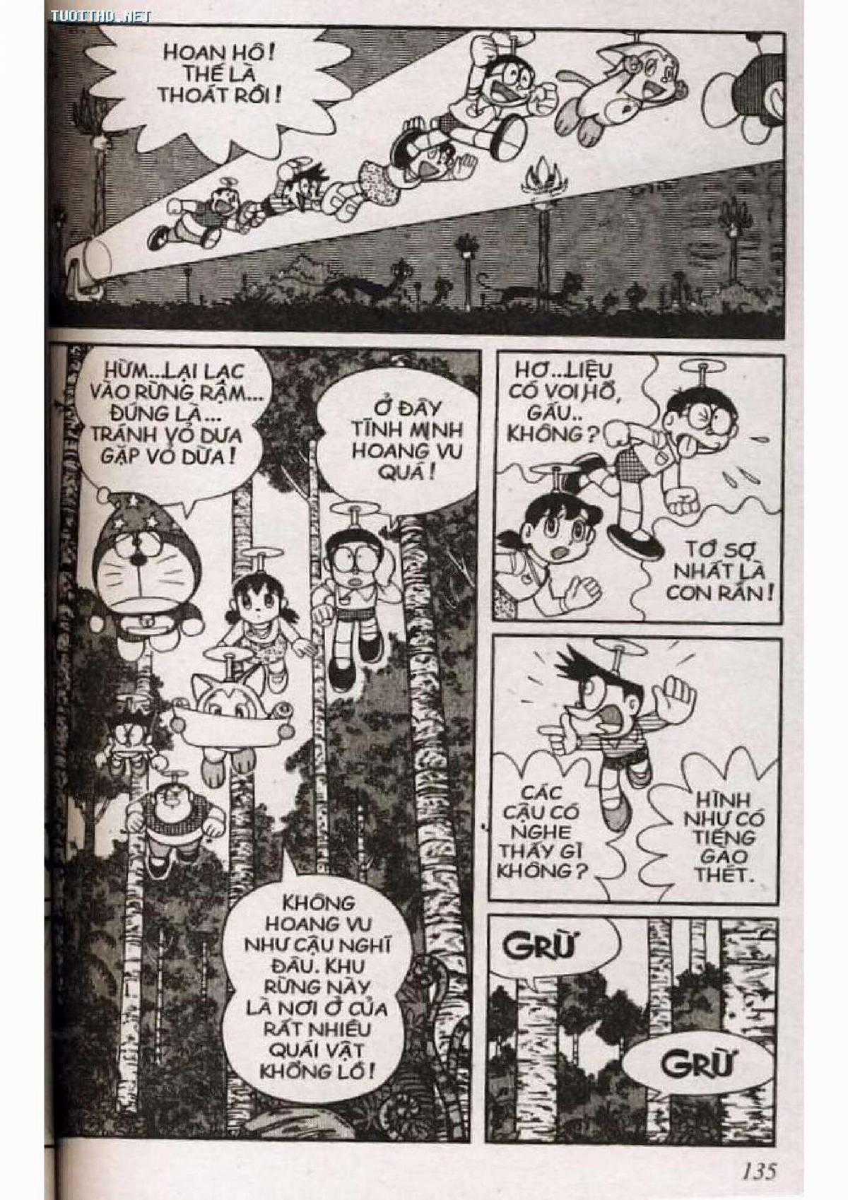 Doraemon Truyện Dài Tập 5: Nobita Lạc Vào Xứ Quỷ Chapter 5 trang 135
