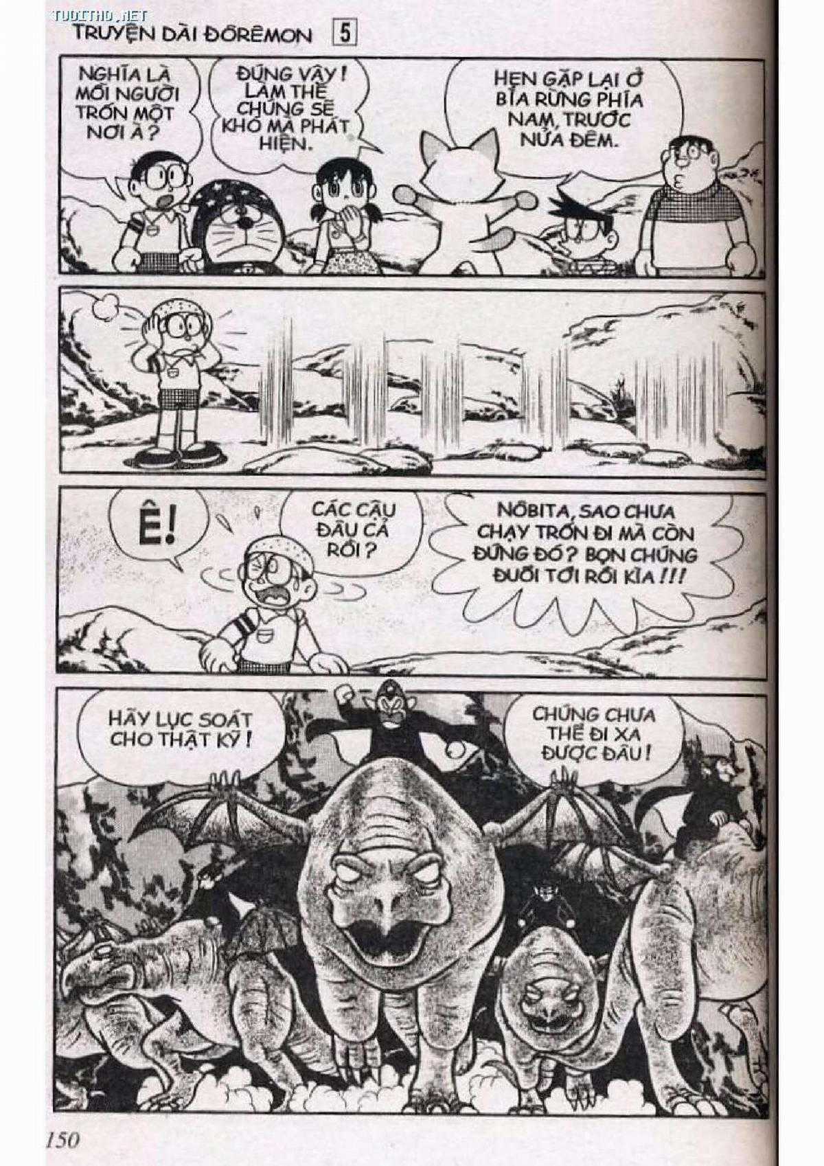 Doraemon Truyện Dài Tập 5: Nobita Lạc Vào Xứ Quỷ Chapter 5 trang 150