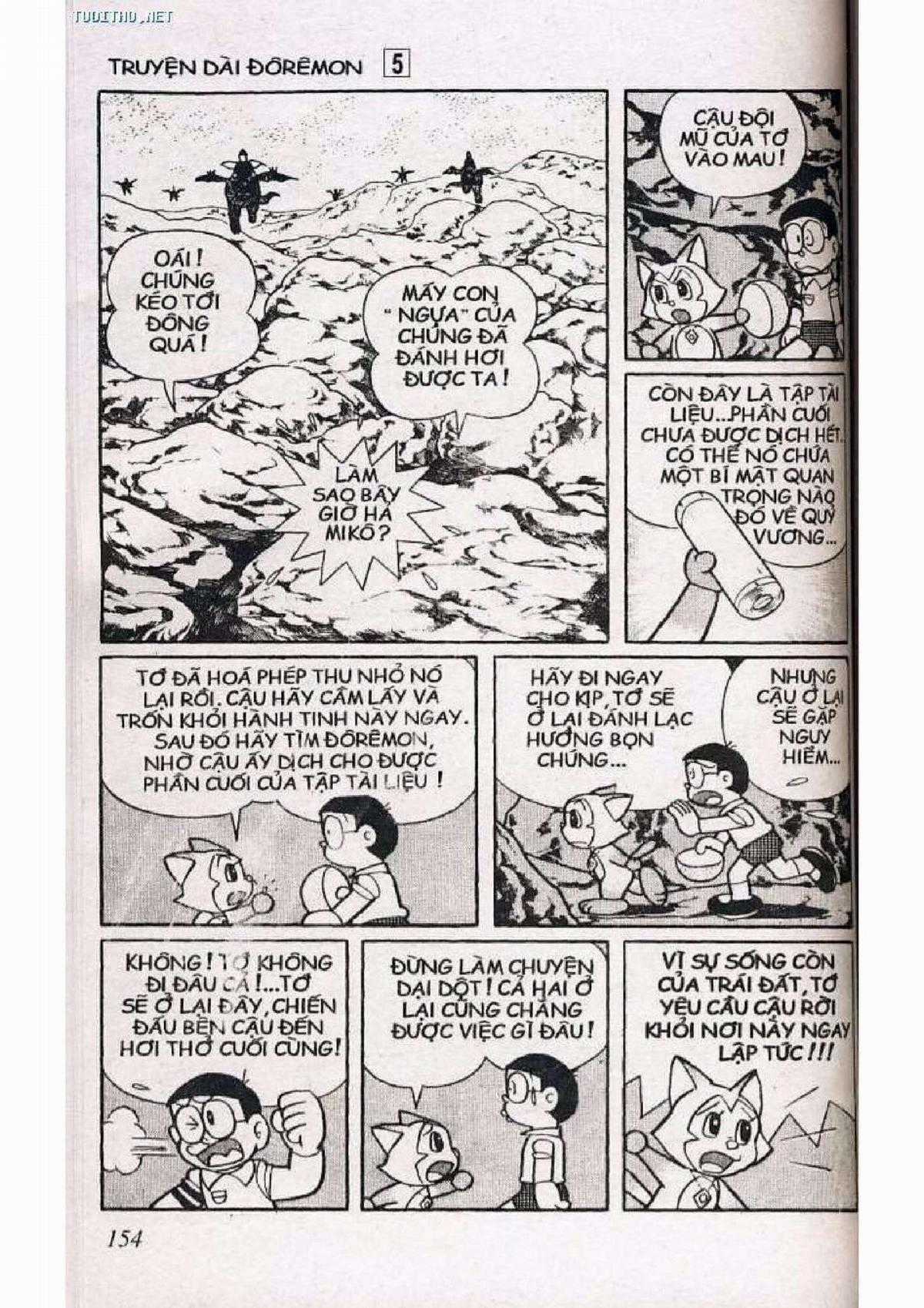Doraemon Truyện Dài Tập 5: Nobita Lạc Vào Xứ Quỷ Chapter 5 trang 154