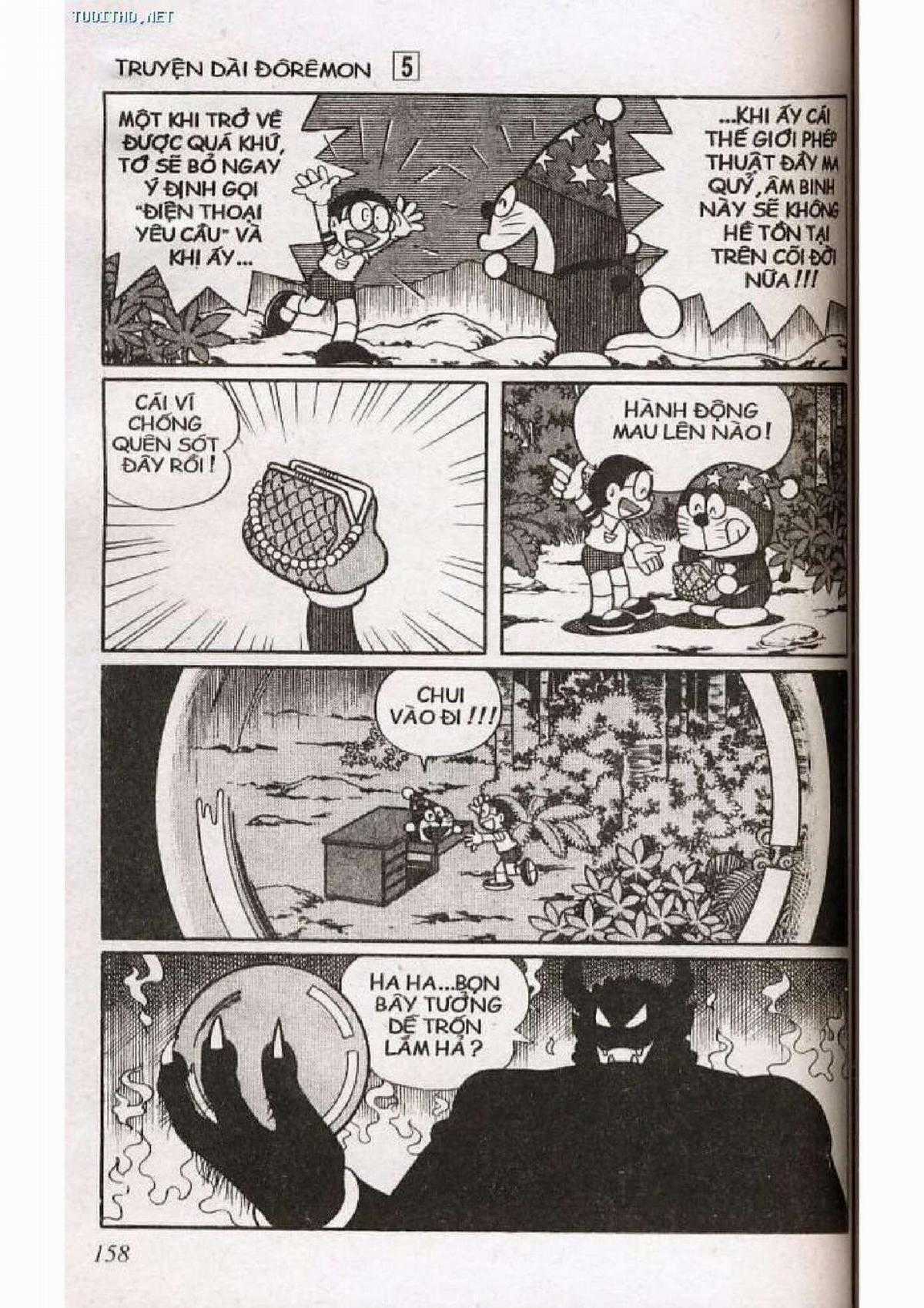 Doraemon Truyện Dài Tập 5: Nobita Lạc Vào Xứ Quỷ Chapter 5 trang 158