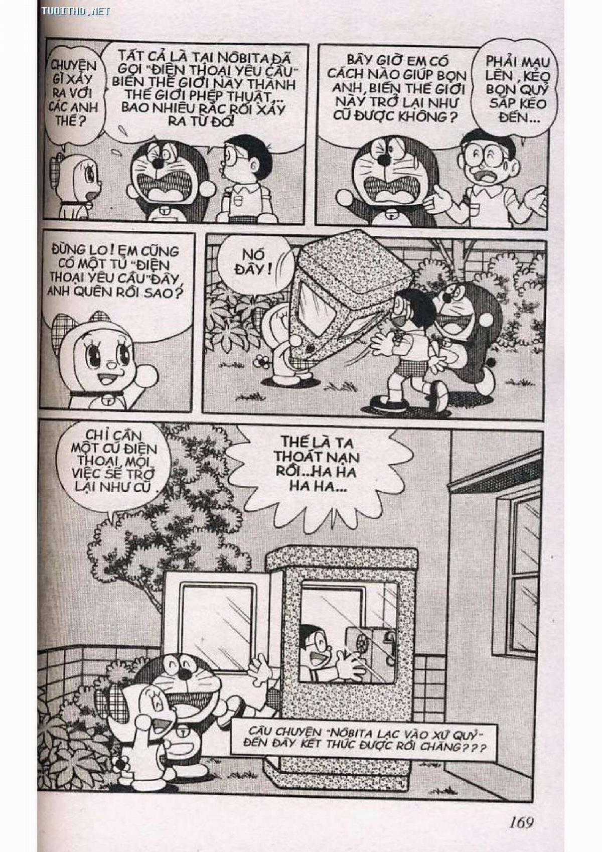 Doraemon Truyện Dài Tập 5: Nobita Lạc Vào Xứ Quỷ Chapter 5 trang 169