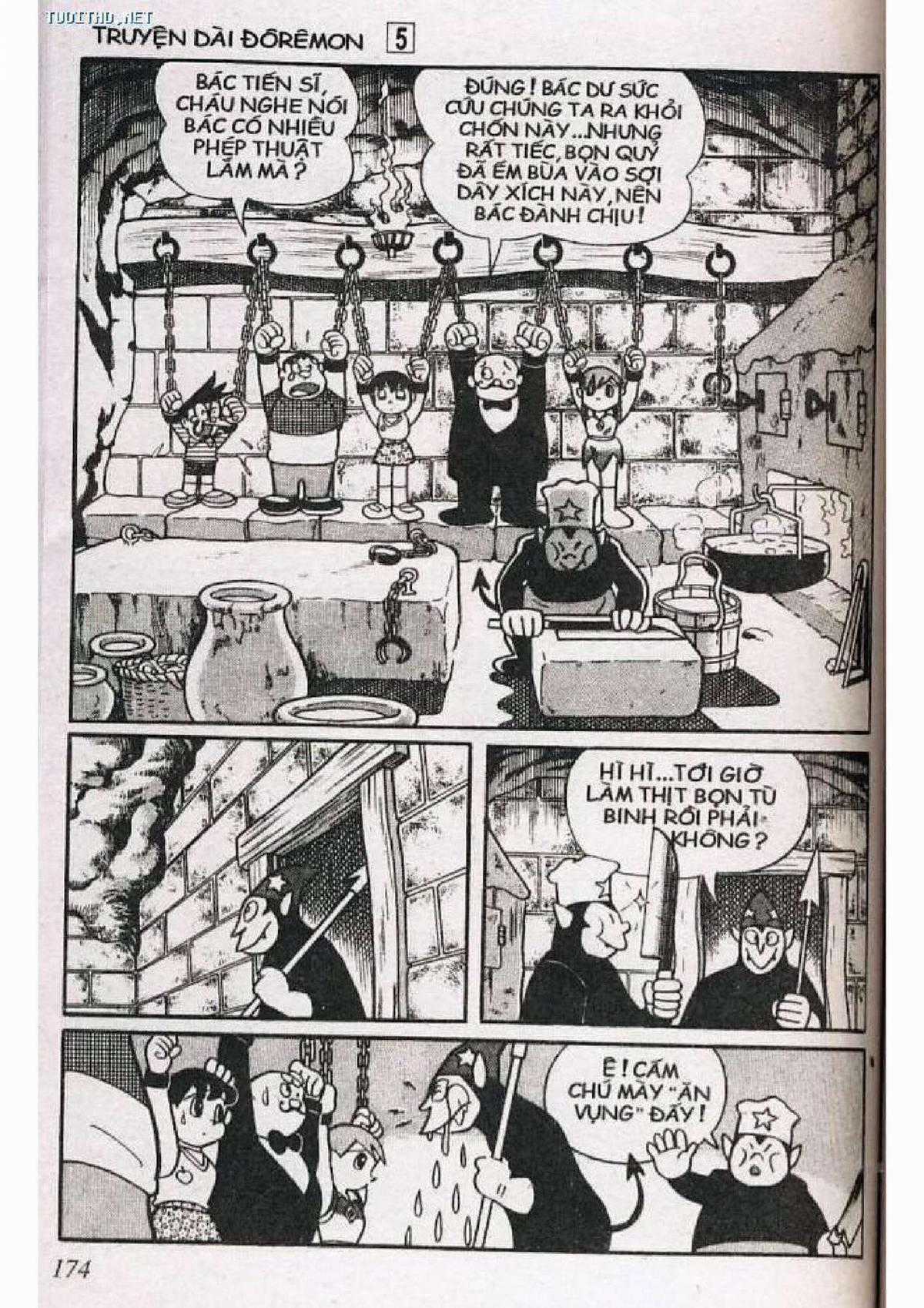 Doraemon Truyện Dài Tập 5: Nobita Lạc Vào Xứ Quỷ Chapter 5 trang 174