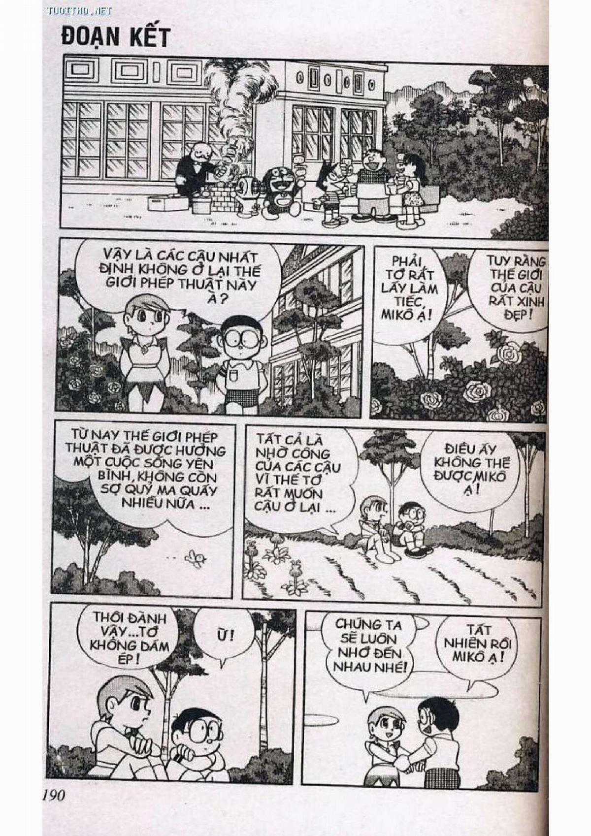 Doraemon Truyện Dài Tập 5: Nobita Lạc Vào Xứ Quỷ Chapter 5 trang 189