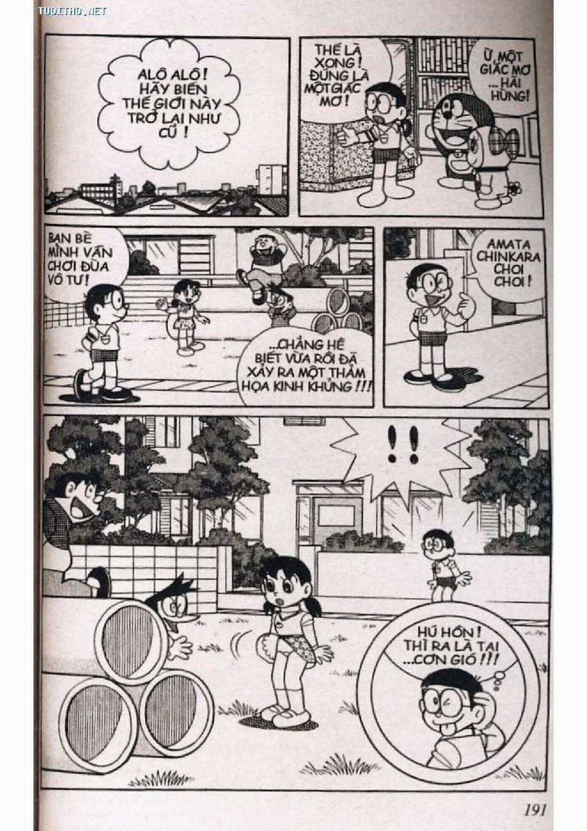 Doraemon Truyện Dài Tập 5: Nobita Lạc Vào Xứ Quỷ Chapter 5 trang 190