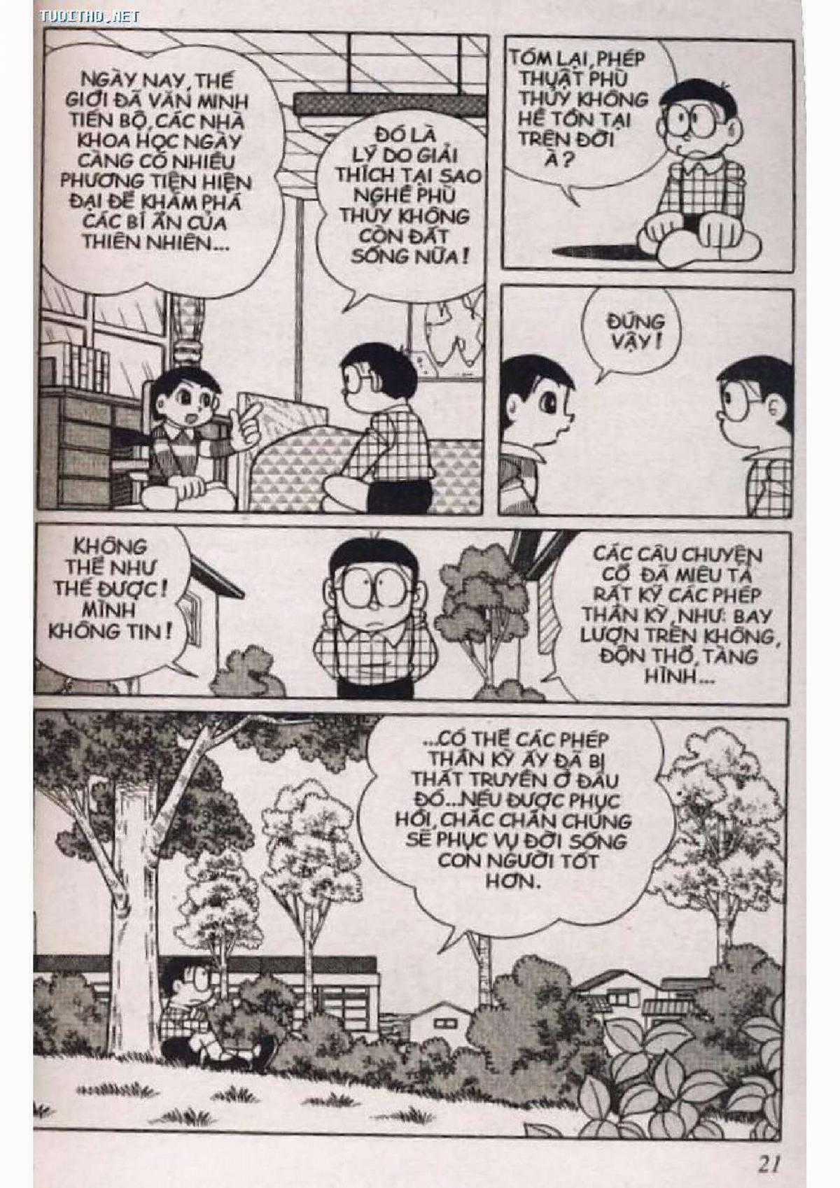 Doraemon Truyện Dài Tập 5: Nobita Lạc Vào Xứ Quỷ Chapter 5 trang 21