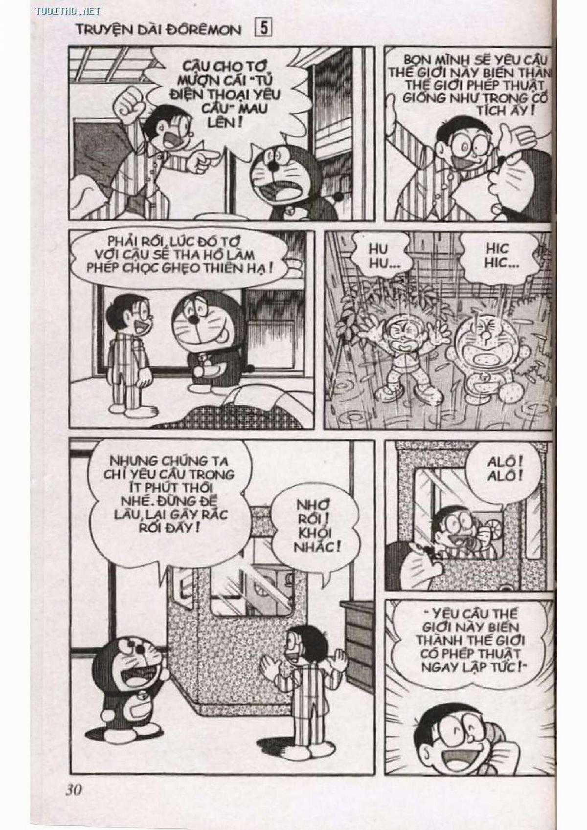 Doraemon Truyện Dài Tập 5: Nobita Lạc Vào Xứ Quỷ Chapter 5 trang 30