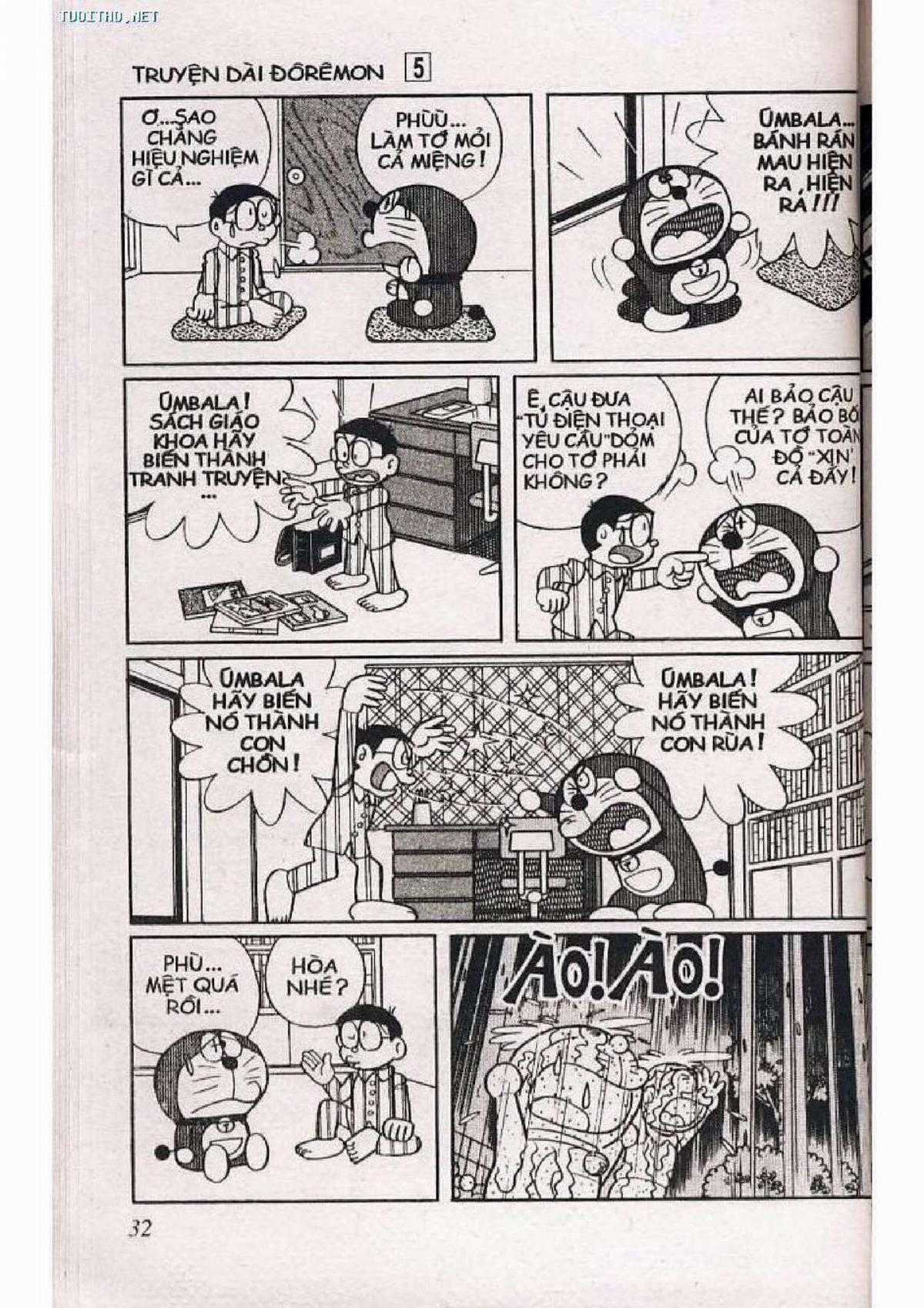 Doraemon Truyện Dài Tập 5: Nobita Lạc Vào Xứ Quỷ Chapter 5 trang 32