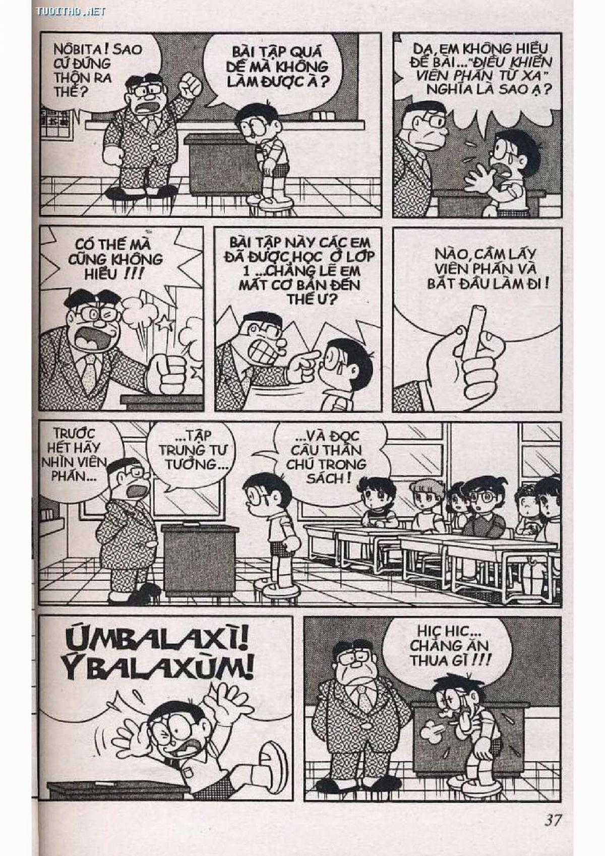 Doraemon Truyện Dài Tập 5: Nobita Lạc Vào Xứ Quỷ Chapter 5 trang 37