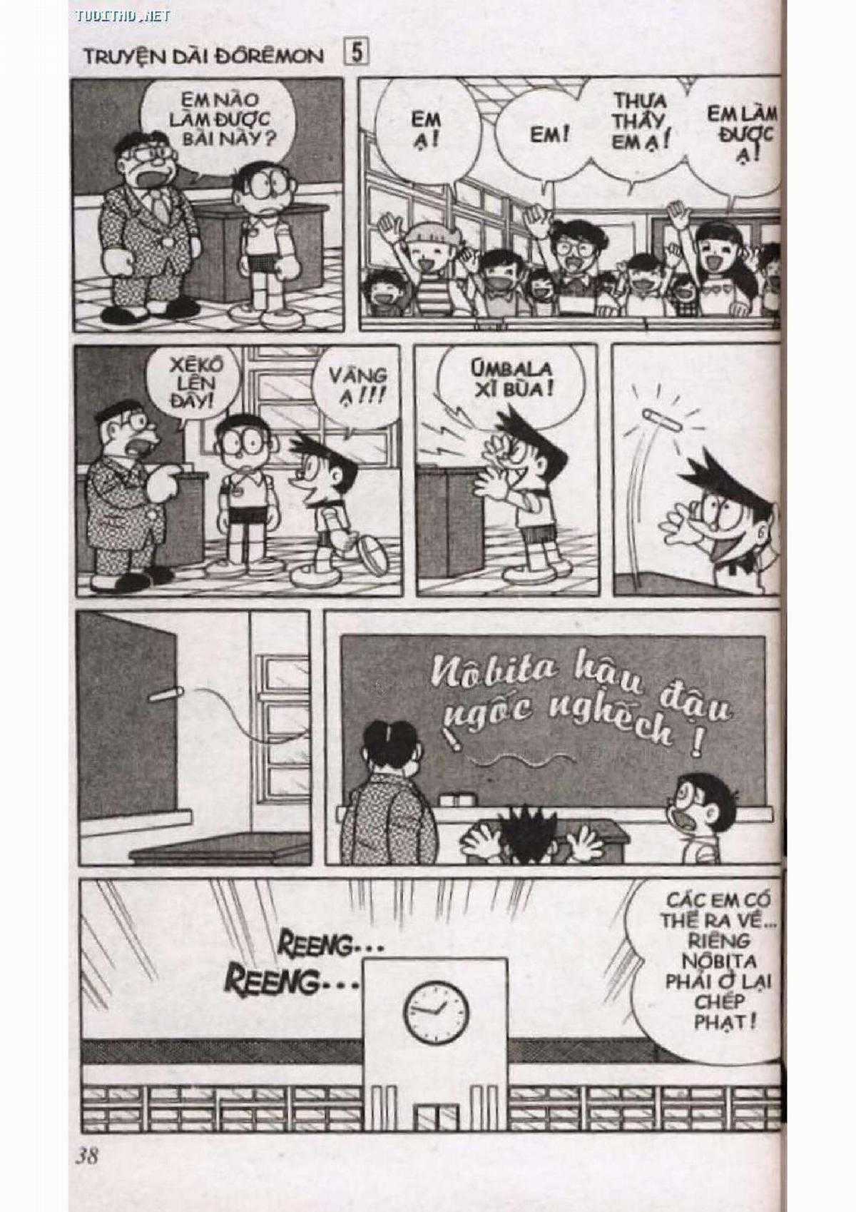 Doraemon Truyện Dài Tập 5: Nobita Lạc Vào Xứ Quỷ Chapter 5 trang 38