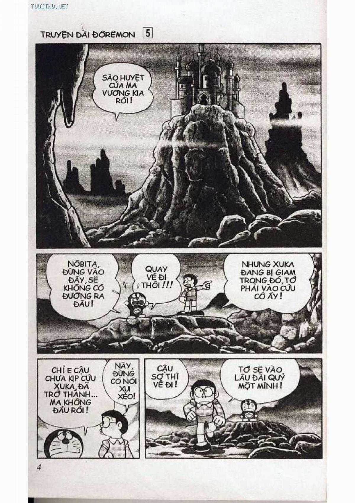 Doraemon Truyện Dài Tập 5: Nobita Lạc Vào Xứ Quỷ Chapter 5 trang 4