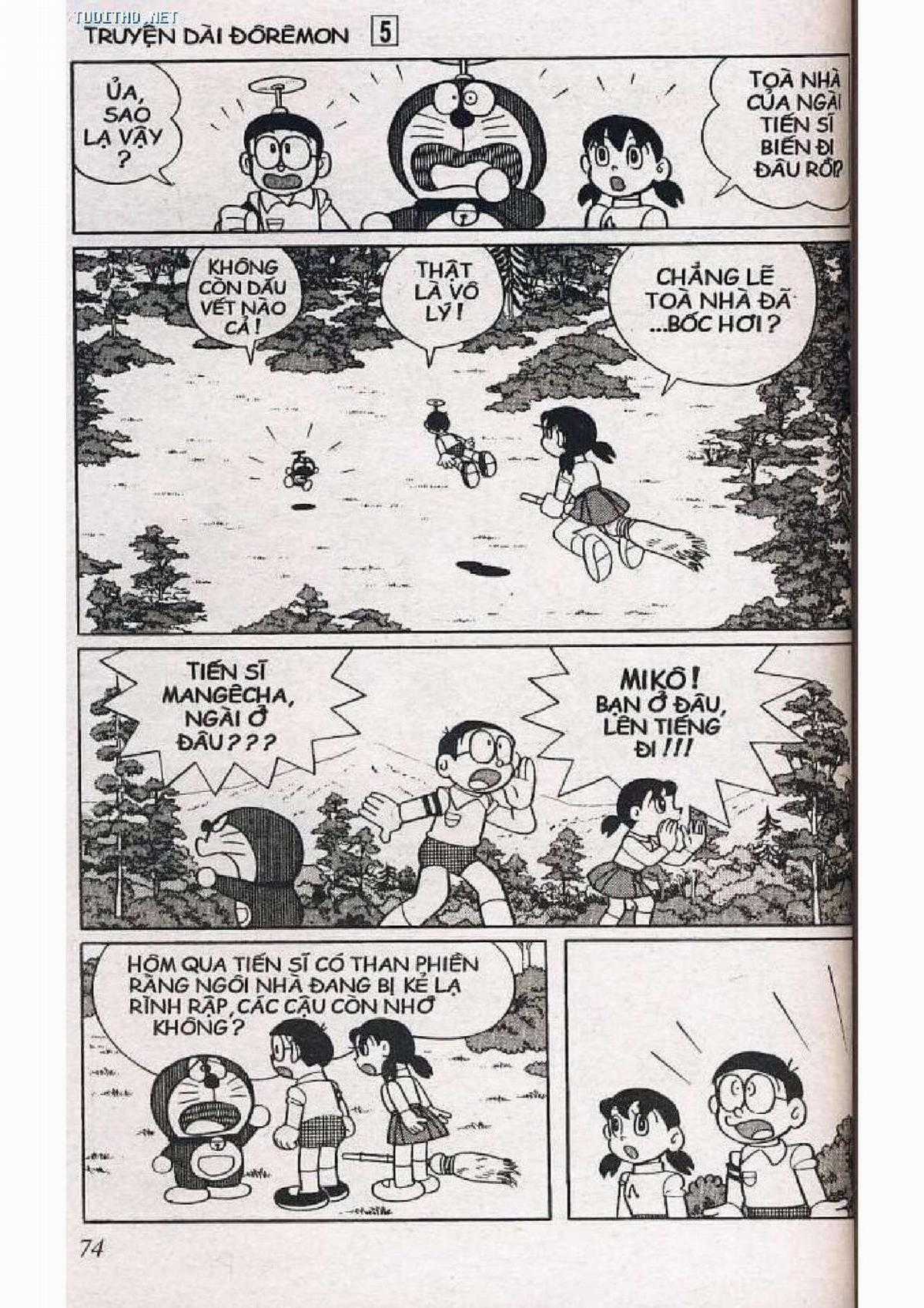 Doraemon Truyện Dài Tập 5: Nobita Lạc Vào Xứ Quỷ Chapter 5 trang 74