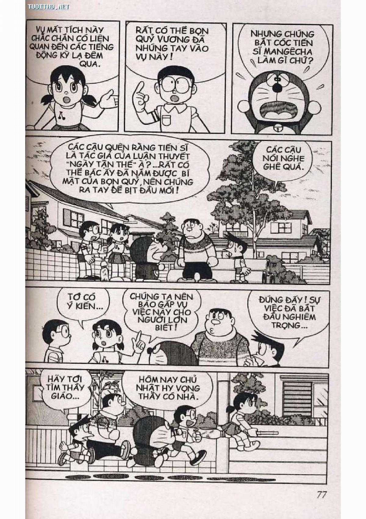 Doraemon Truyện Dài Tập 5: Nobita Lạc Vào Xứ Quỷ Chapter 5 trang 77