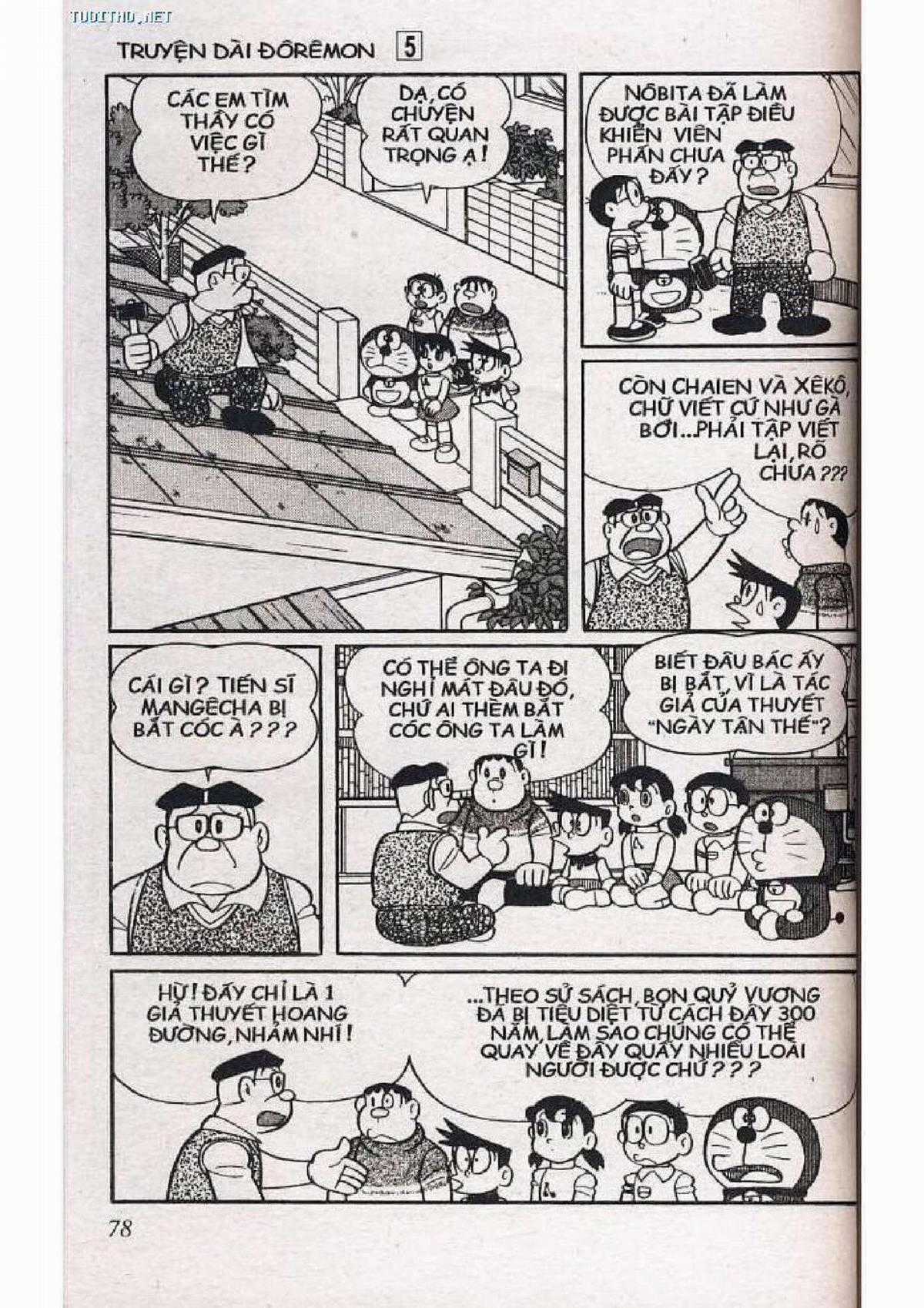 Doraemon Truyện Dài Tập 5: Nobita Lạc Vào Xứ Quỷ Chapter 5 trang 78