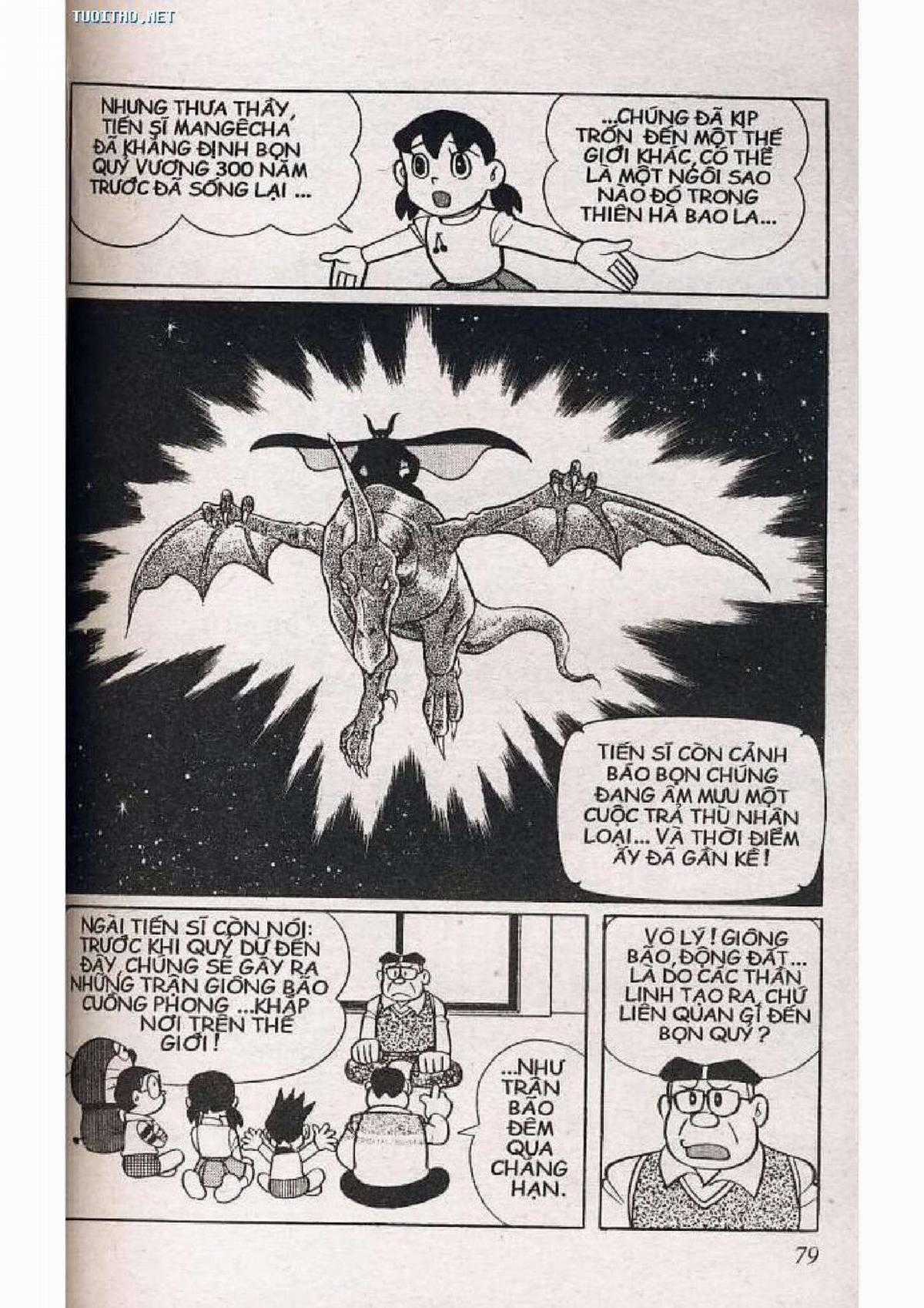 Doraemon Truyện Dài Tập 5: Nobita Lạc Vào Xứ Quỷ Chapter 5 trang 79