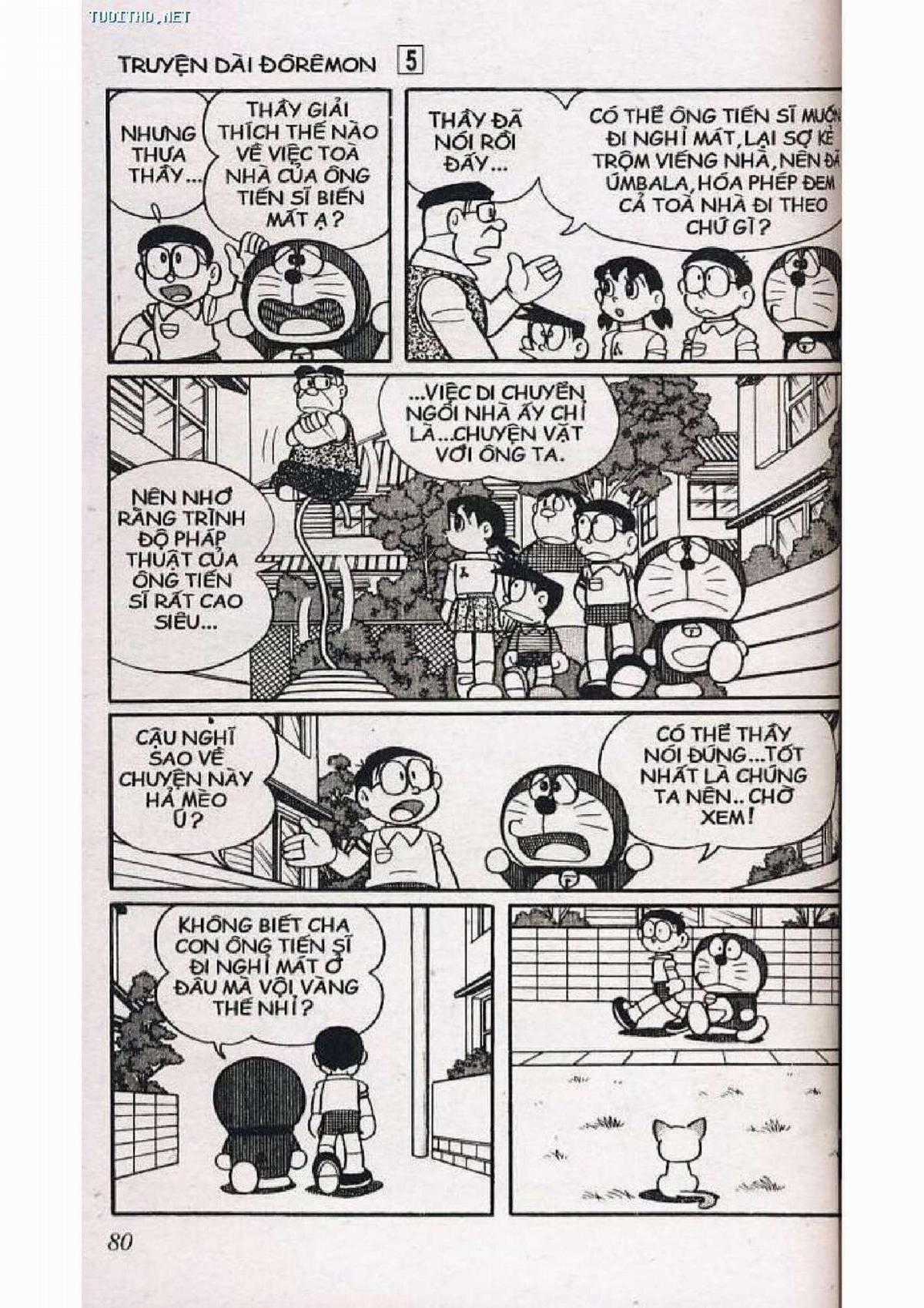 Doraemon Truyện Dài Tập 5: Nobita Lạc Vào Xứ Quỷ Chapter 5 trang 80