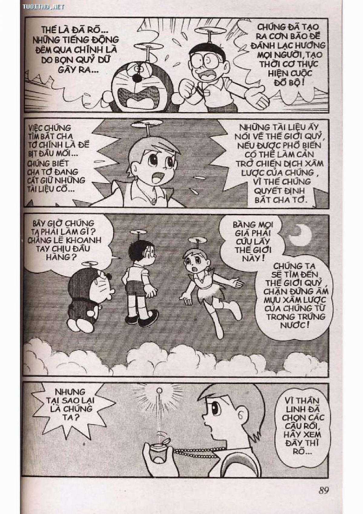Doraemon Truyện Dài Tập 5: Nobita Lạc Vào Xứ Quỷ Chapter 5 trang 89
