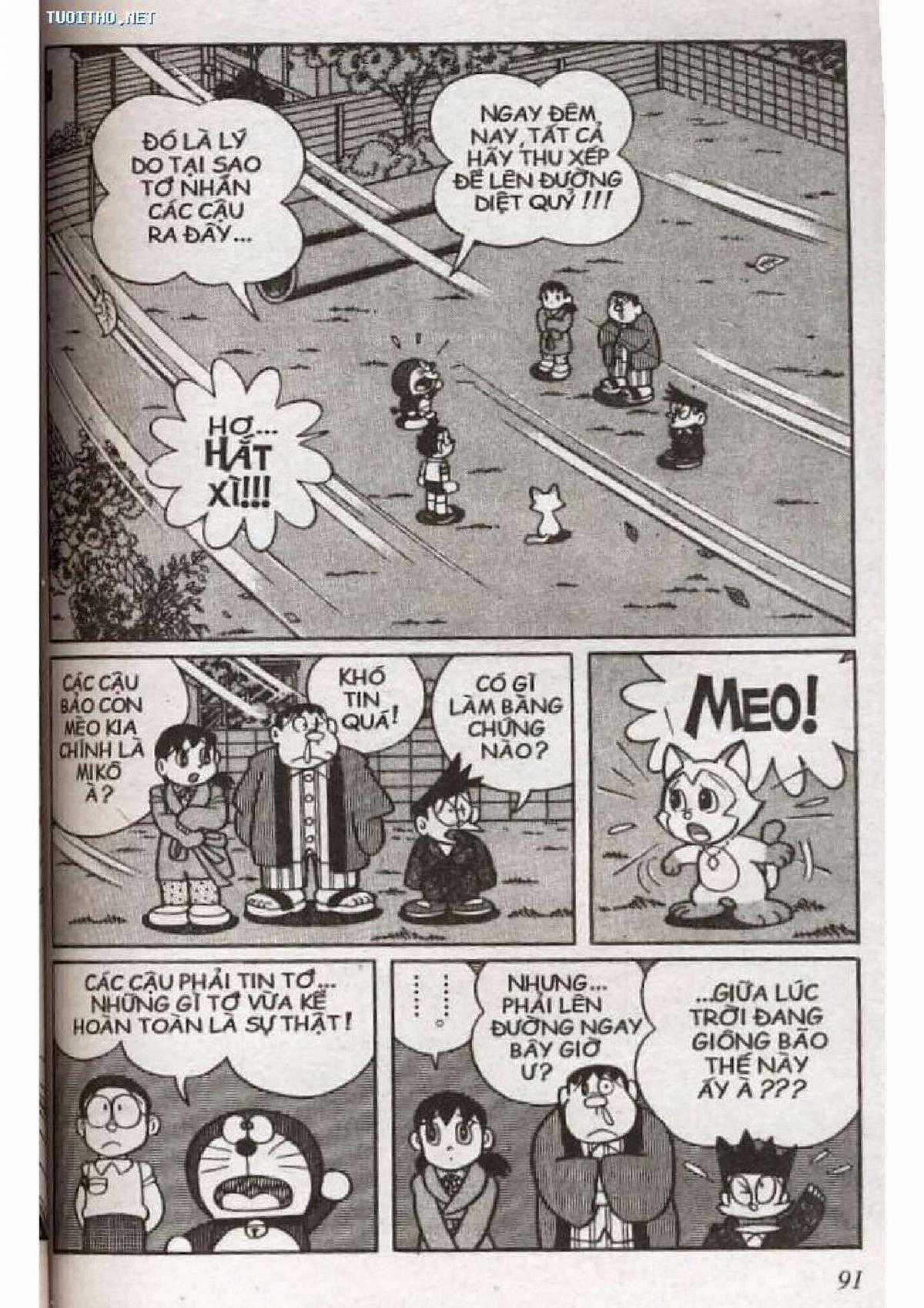 Doraemon Truyện Dài Tập 5: Nobita Lạc Vào Xứ Quỷ Chapter 5 trang 91