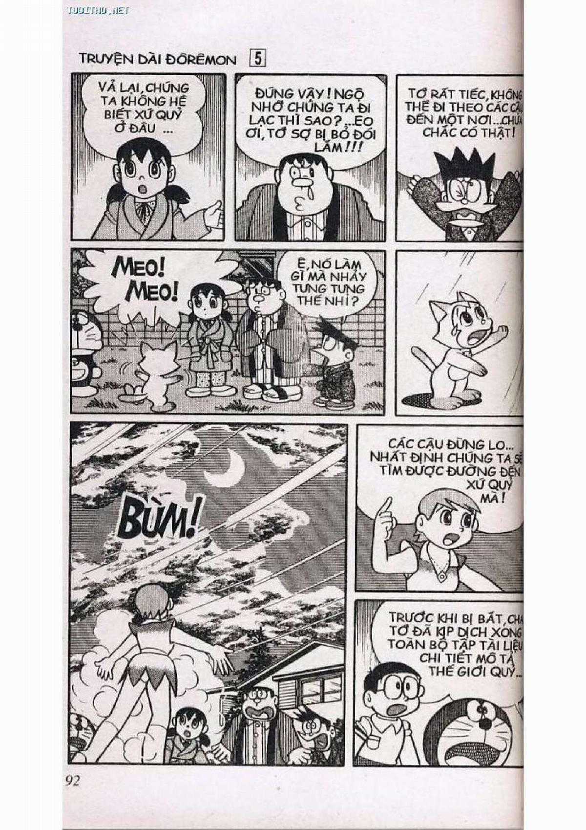 Doraemon Truyện Dài Tập 5: Nobita Lạc Vào Xứ Quỷ Chapter 5 trang 92
