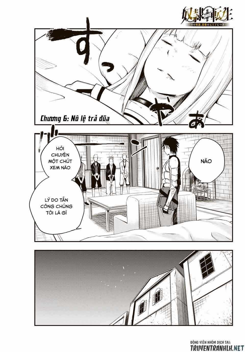 Dorei Tensei: Sono Dorei, Saikyou No Moto Ouji Ni Tsuki Chương 6 trang 2