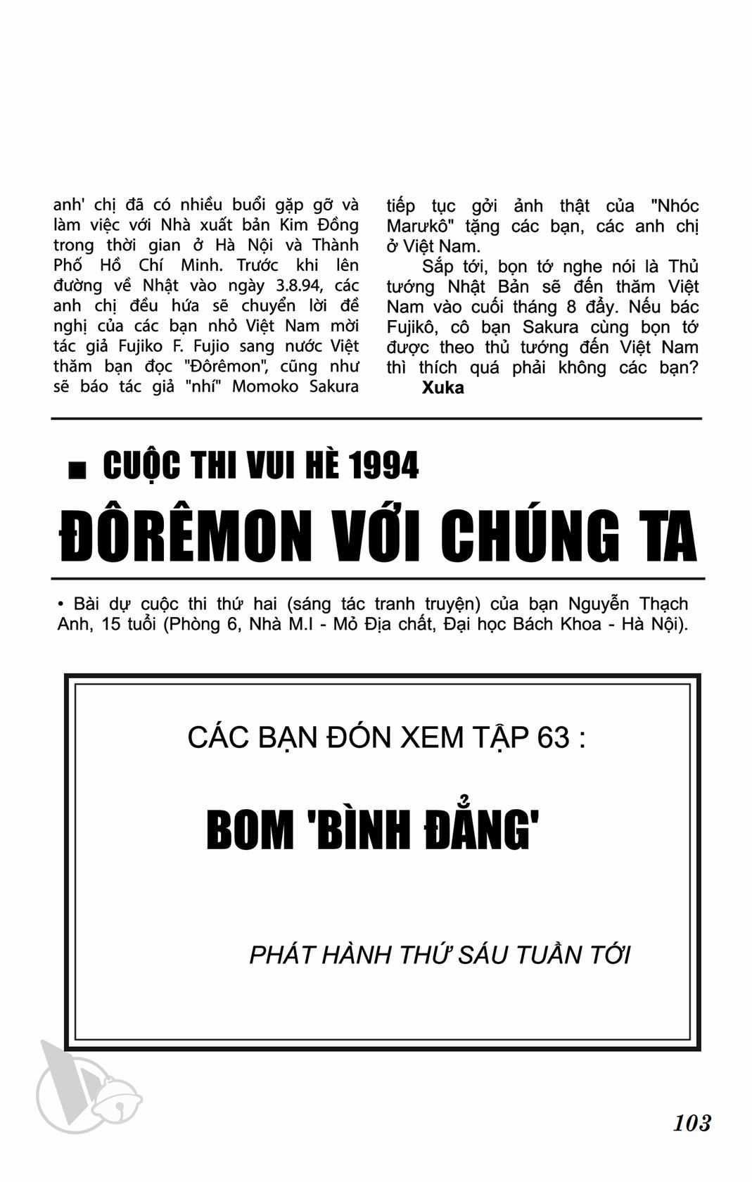 ĐôRêMon 1992 Chapter 62 trang 102