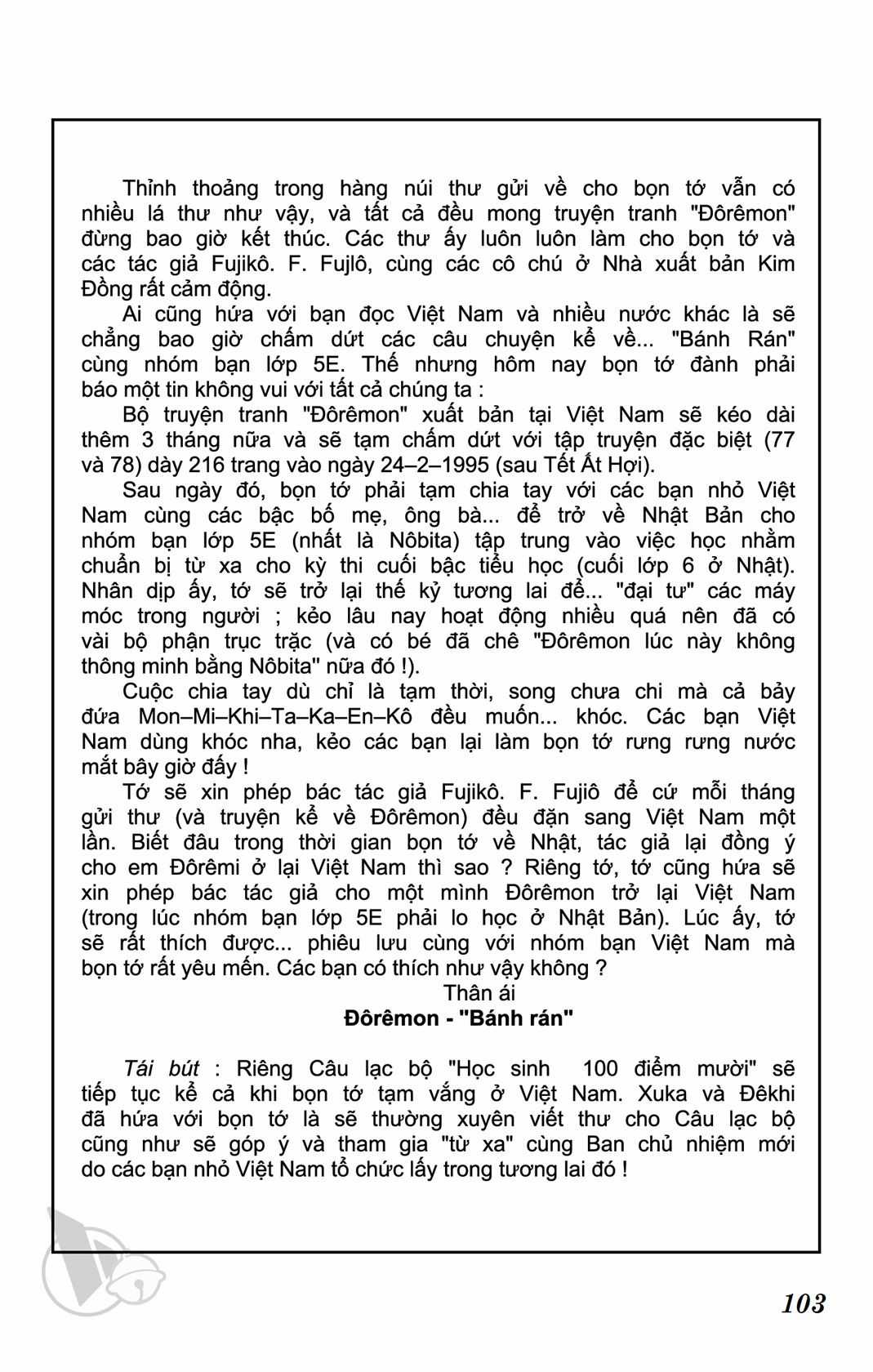 ĐôRêMon 1992 Chapter 71 trang 102