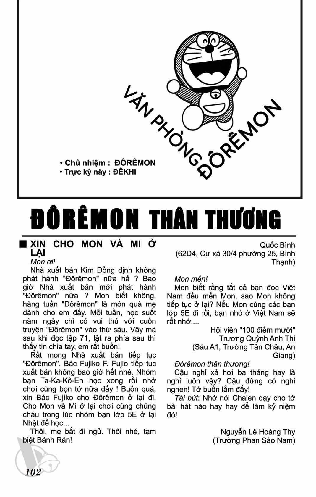 ĐôRêMon 1992 Chapter 74 trang 101
