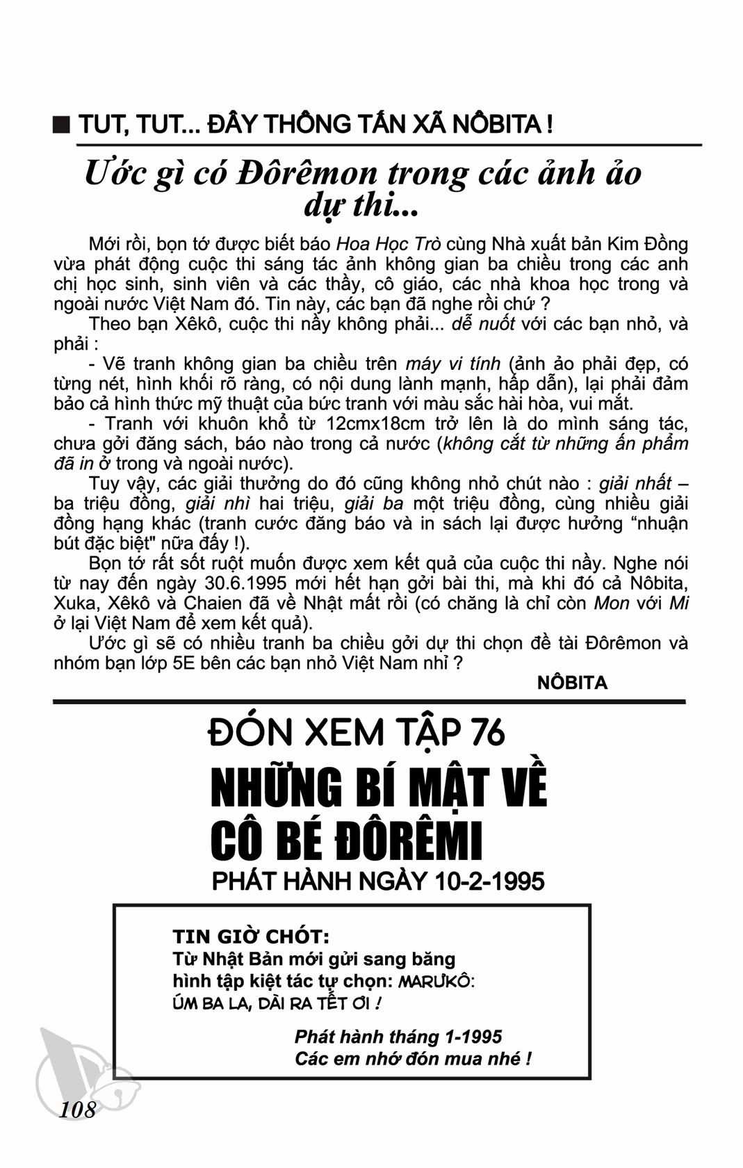 ĐôRêMon 1992 Chapter 75 trang 108