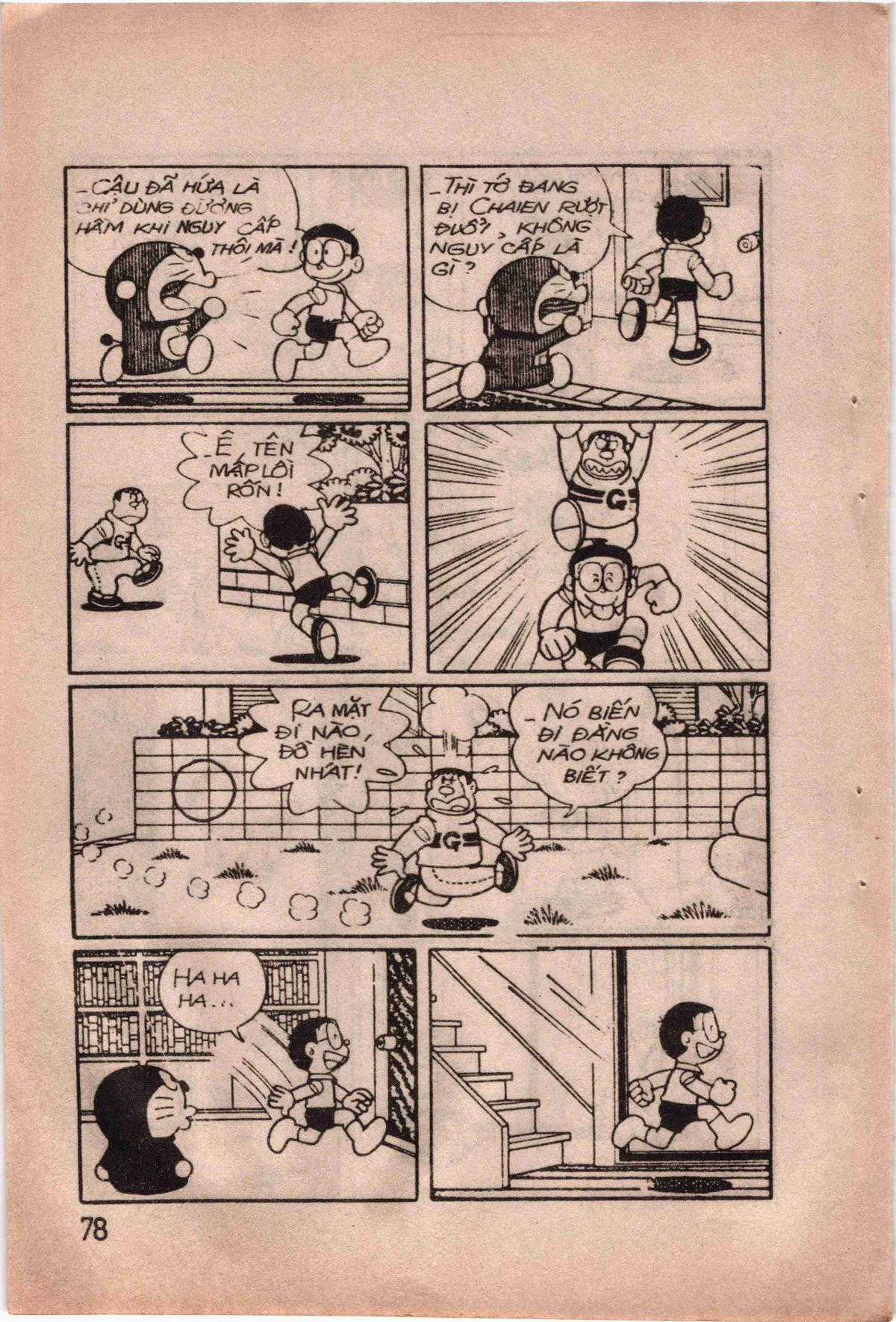 đôrêmon 78 truyện ngắn 1992 Chapter 10 trang 79