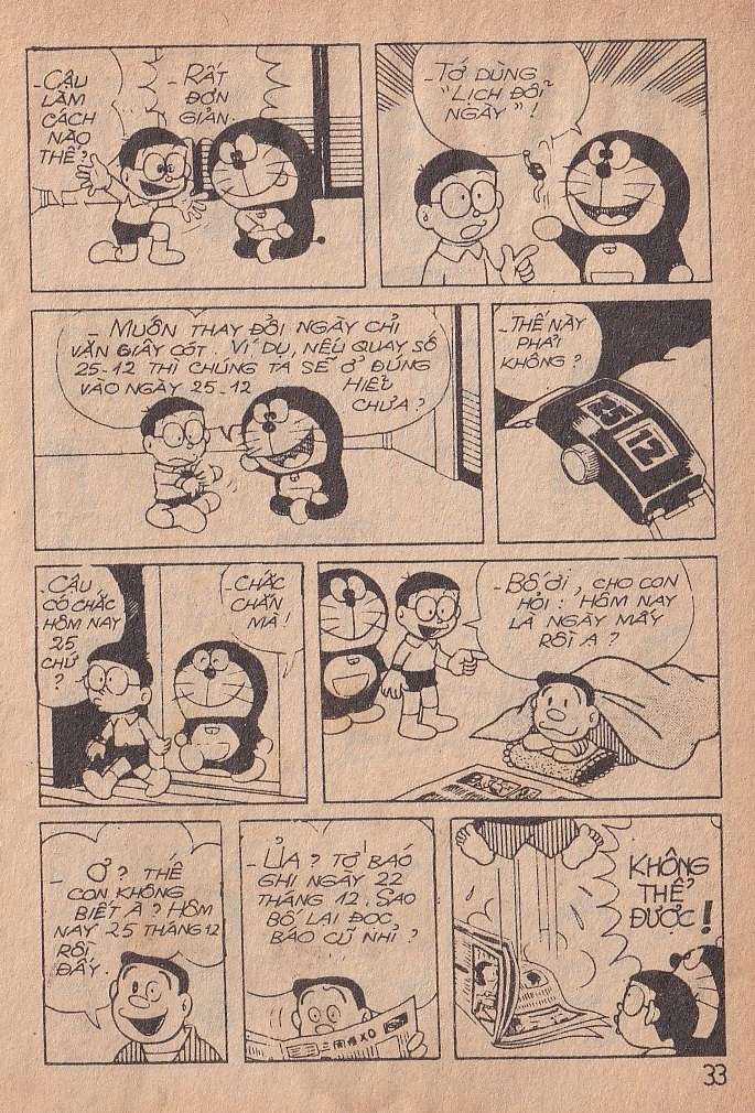 đôrêmon 78 truyện ngắn 1992 Chapter 3 trang 34