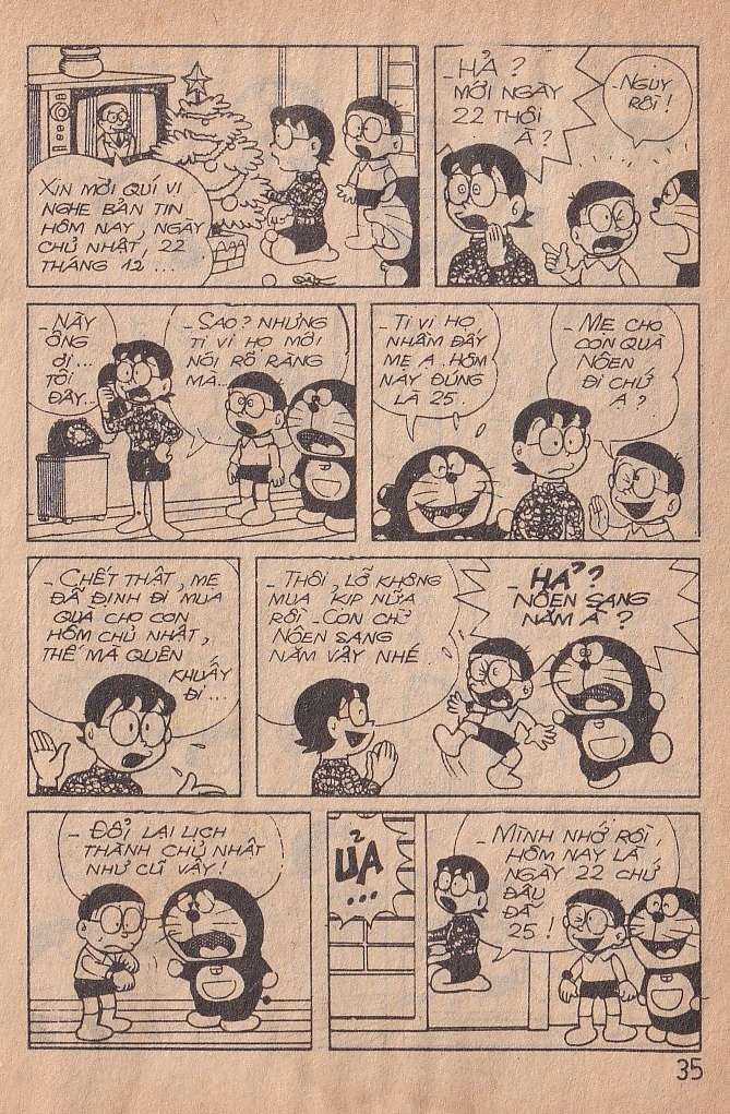 đôrêmon 78 truyện ngắn 1992 Chapter 3 trang 36