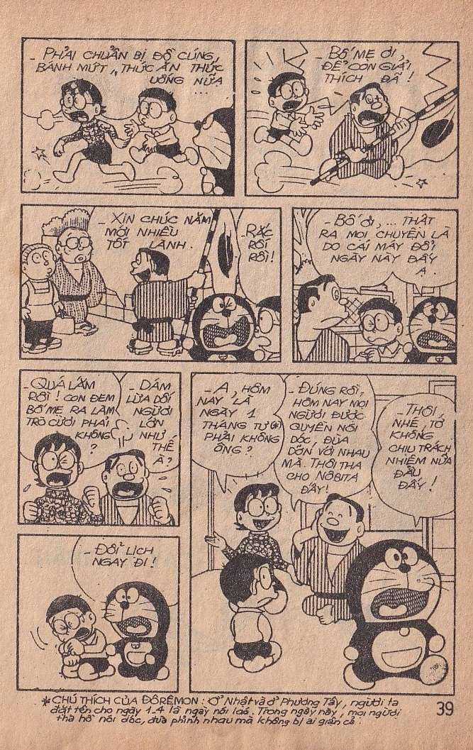 đôrêmon 78 truyện ngắn 1992 Chapter 3 trang 40