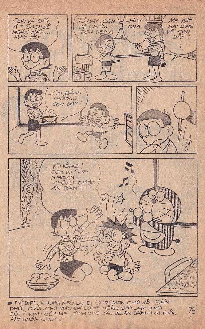 đôrêmon 78 truyện ngắn 1992 Chapter 3 trang 76