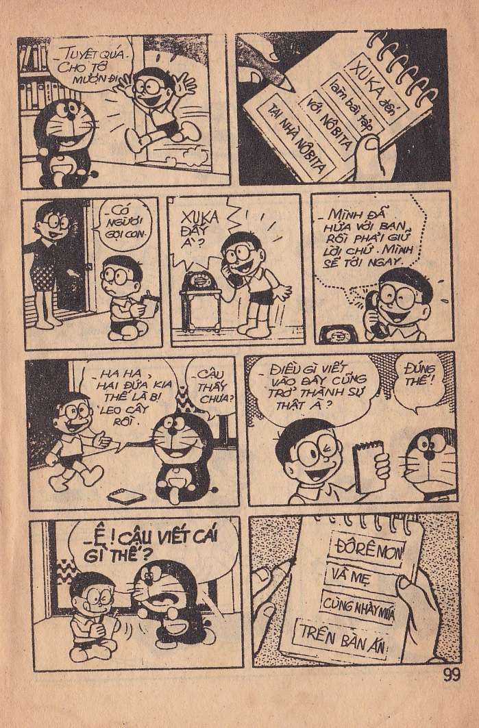 đôrêmon 78 truyện ngắn 1992 Chapter 4 trang 100