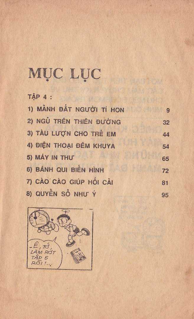 đôrêmon 78 truyện ngắn 1992 Chapter 4 trang 106