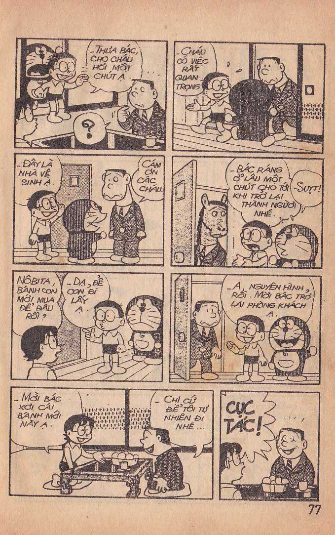 đôrêmon 78 truyện ngắn 1992 Chapter 4 trang 78