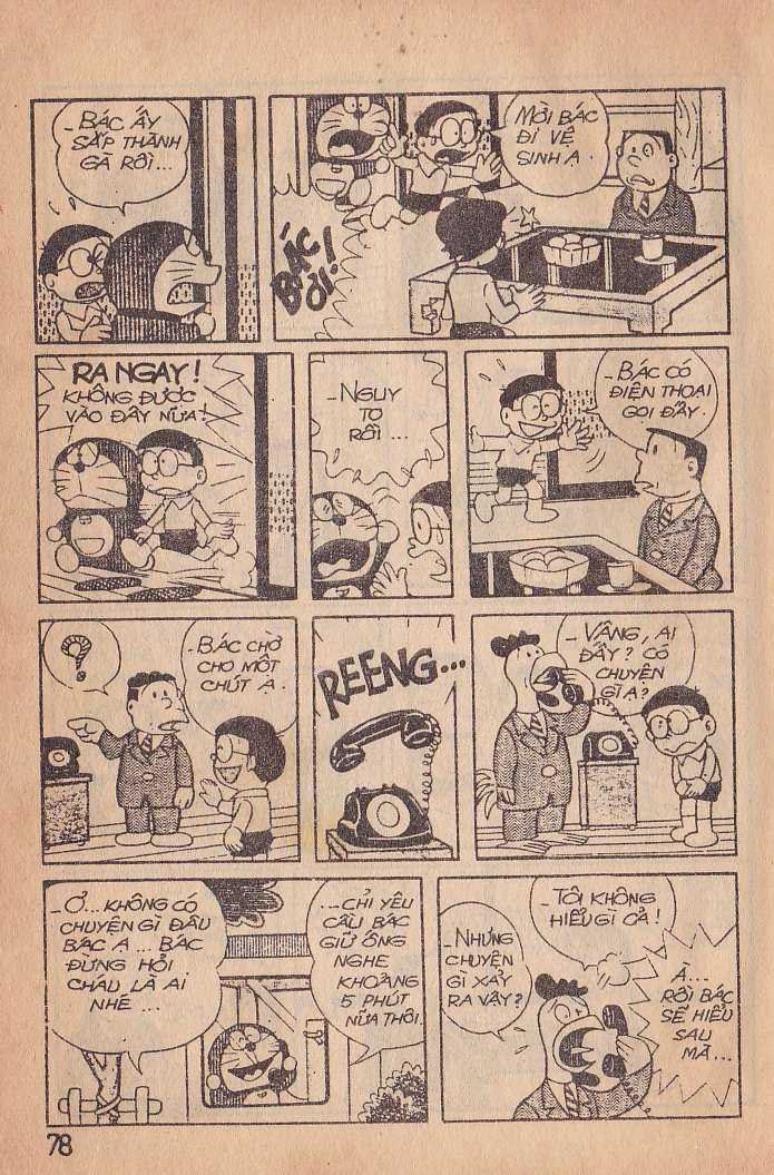 đôrêmon 78 truyện ngắn 1992 Chapter 4 trang 79