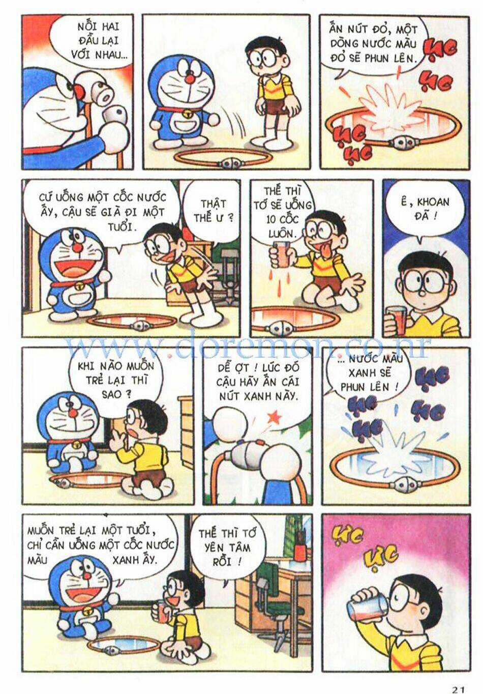 Doremon Color Chapter 27 trang 8