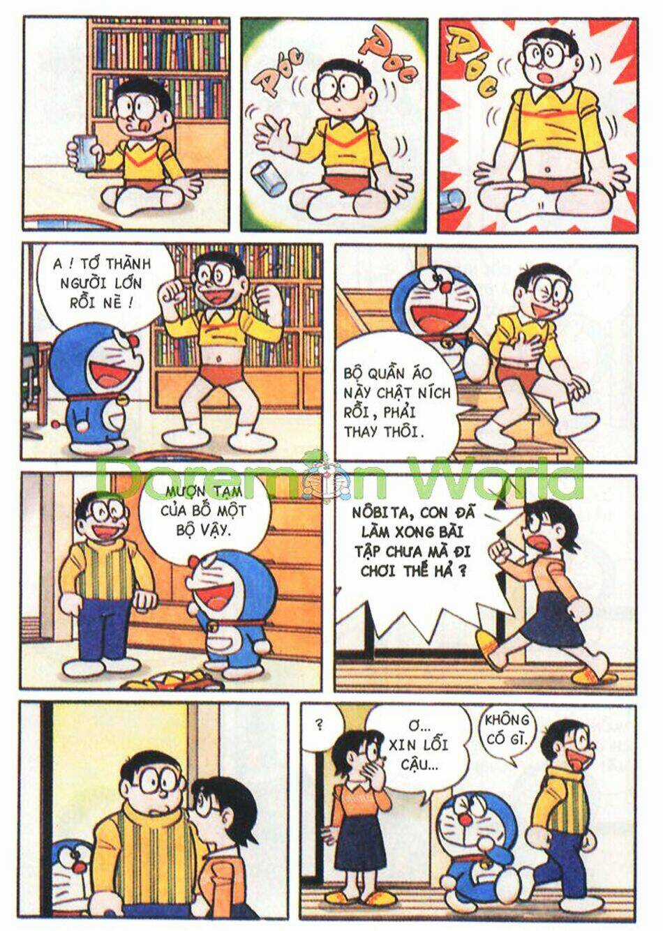 Doremon Color Chapter 27 trang 9