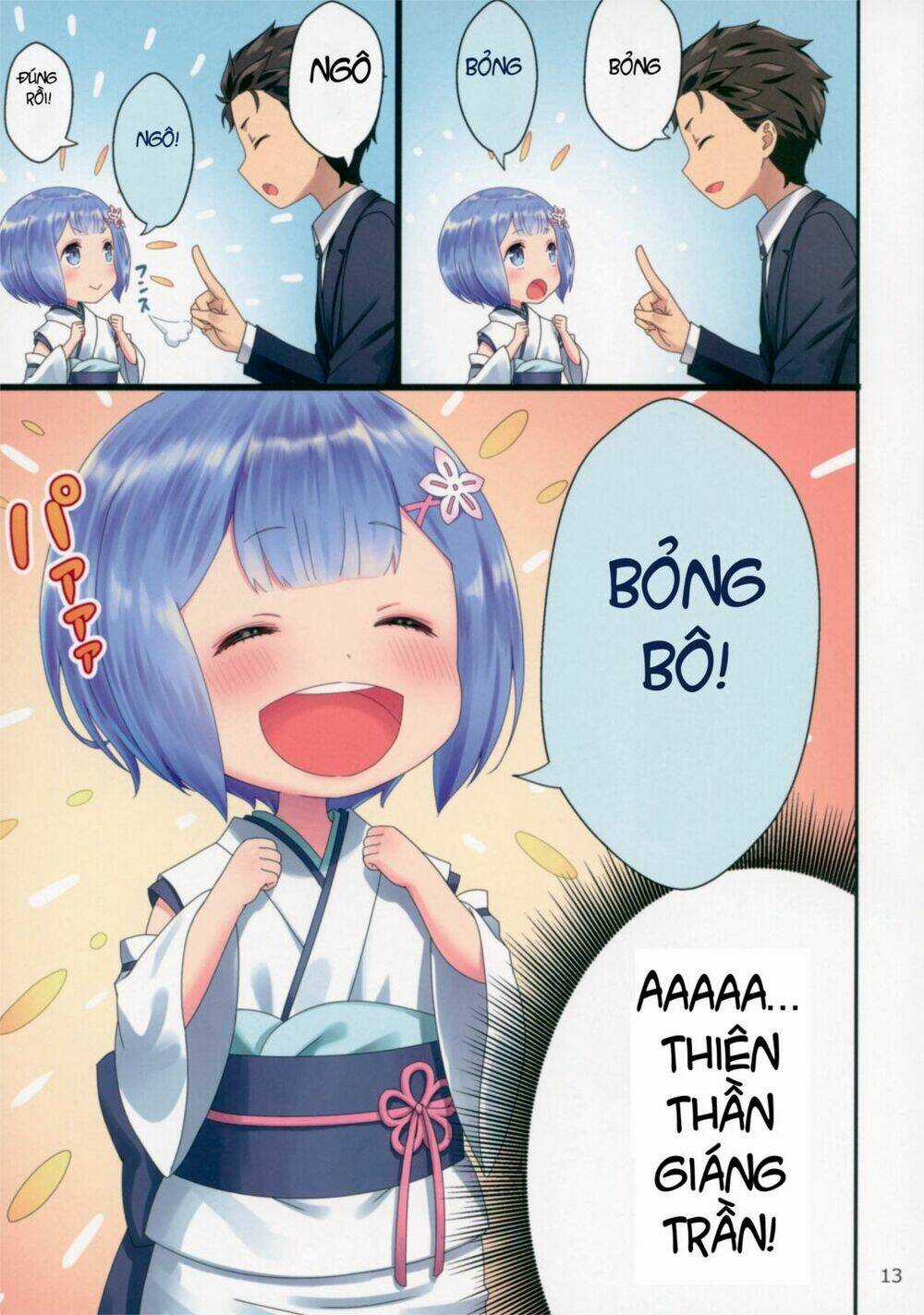 [doujinshi] Re: Zero Youjo Rem rin to Issho Chapter 1 trang 11