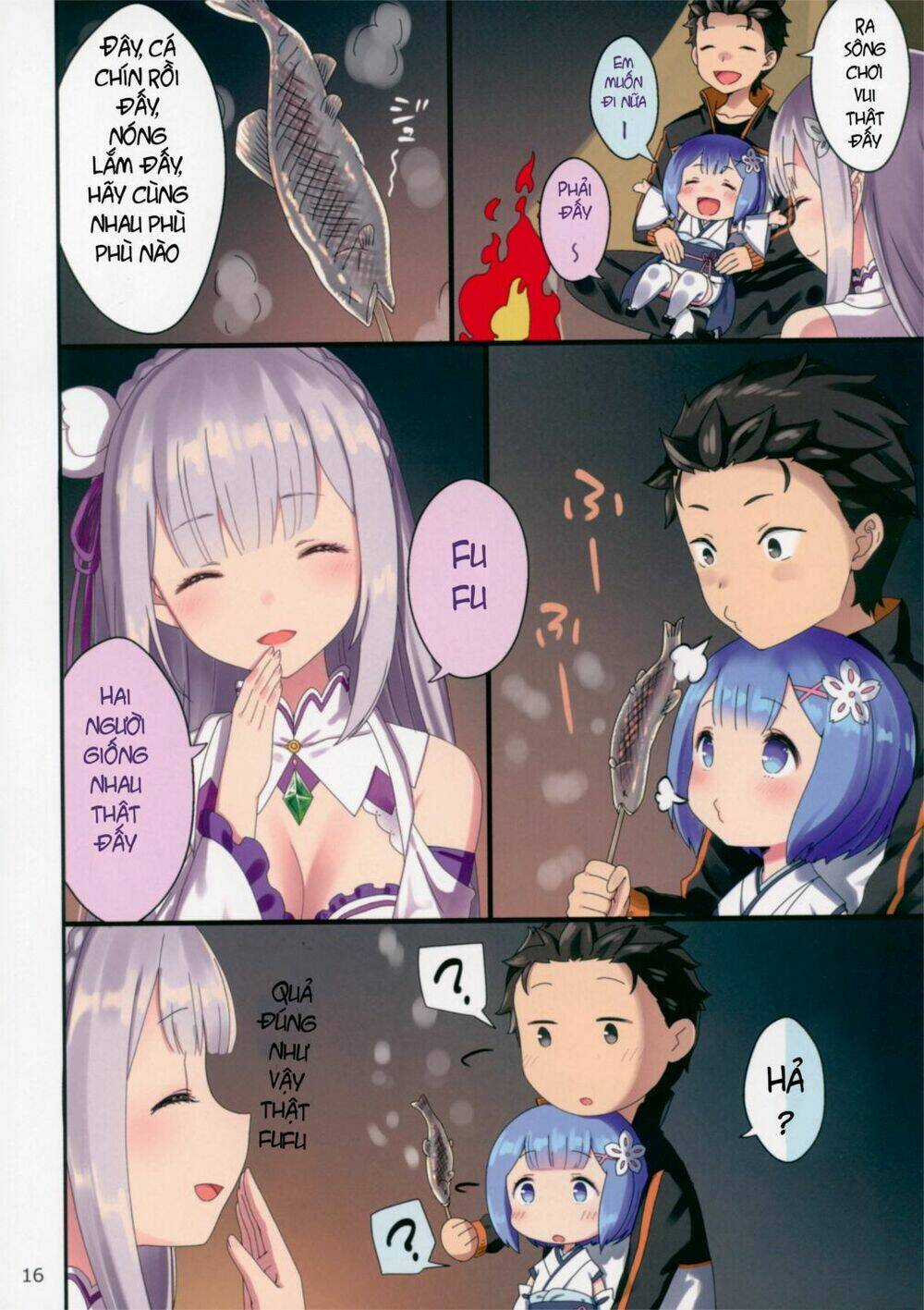 [doujinshi] Re: Zero Youjo Rem rin to Issho Chapter 1 trang 14