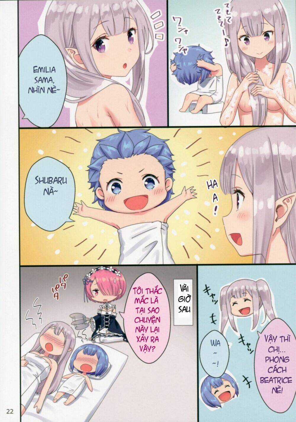 [doujinshi] Re: Zero Youjo Rem rin to Issho Chapter 1 trang 20